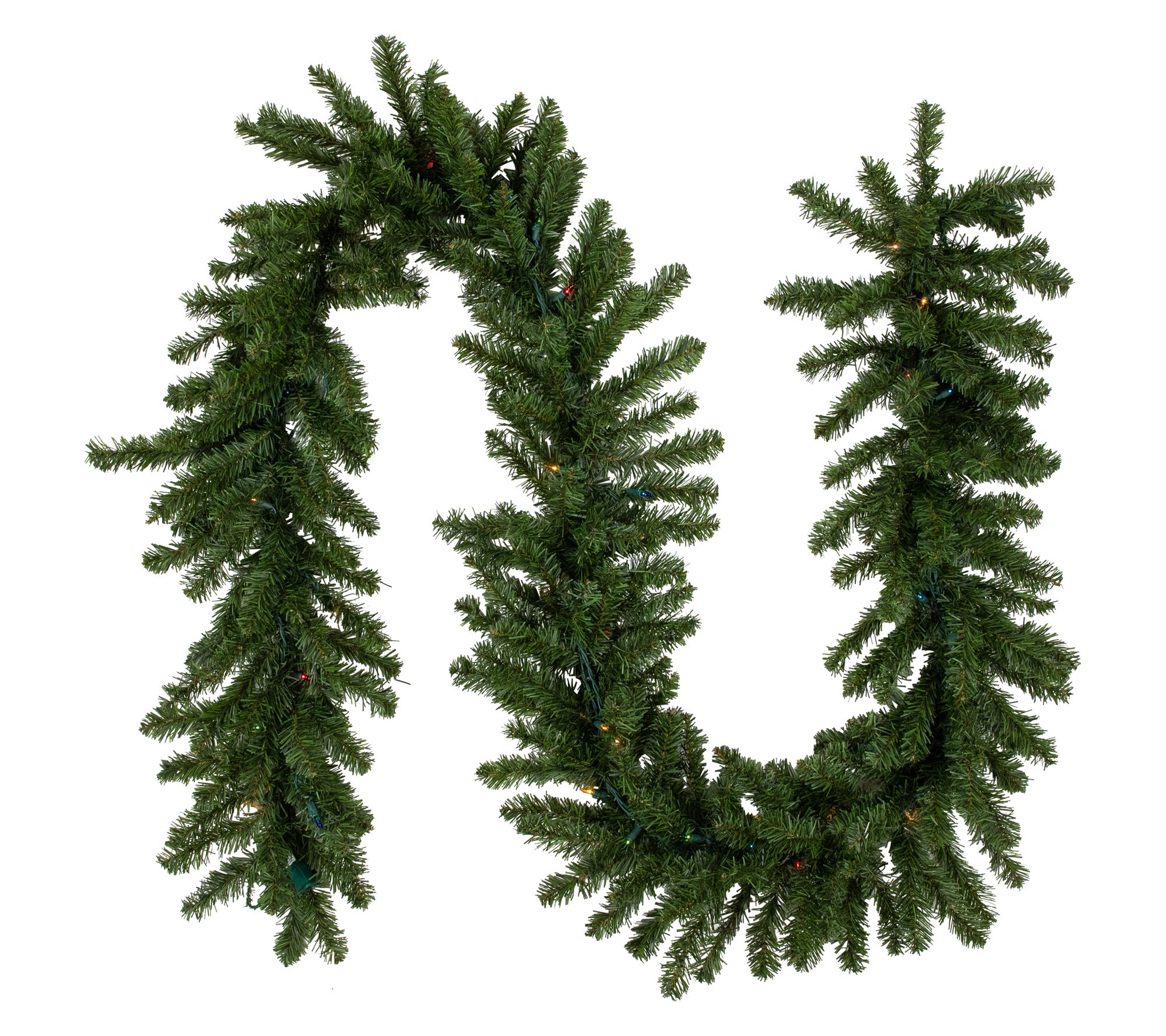 Northlight Pre-Lit Pine Artificial Christmas Garland 9' x 12"