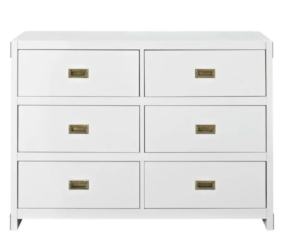 Baby Relax Miles 6-Drawer Dresser - White