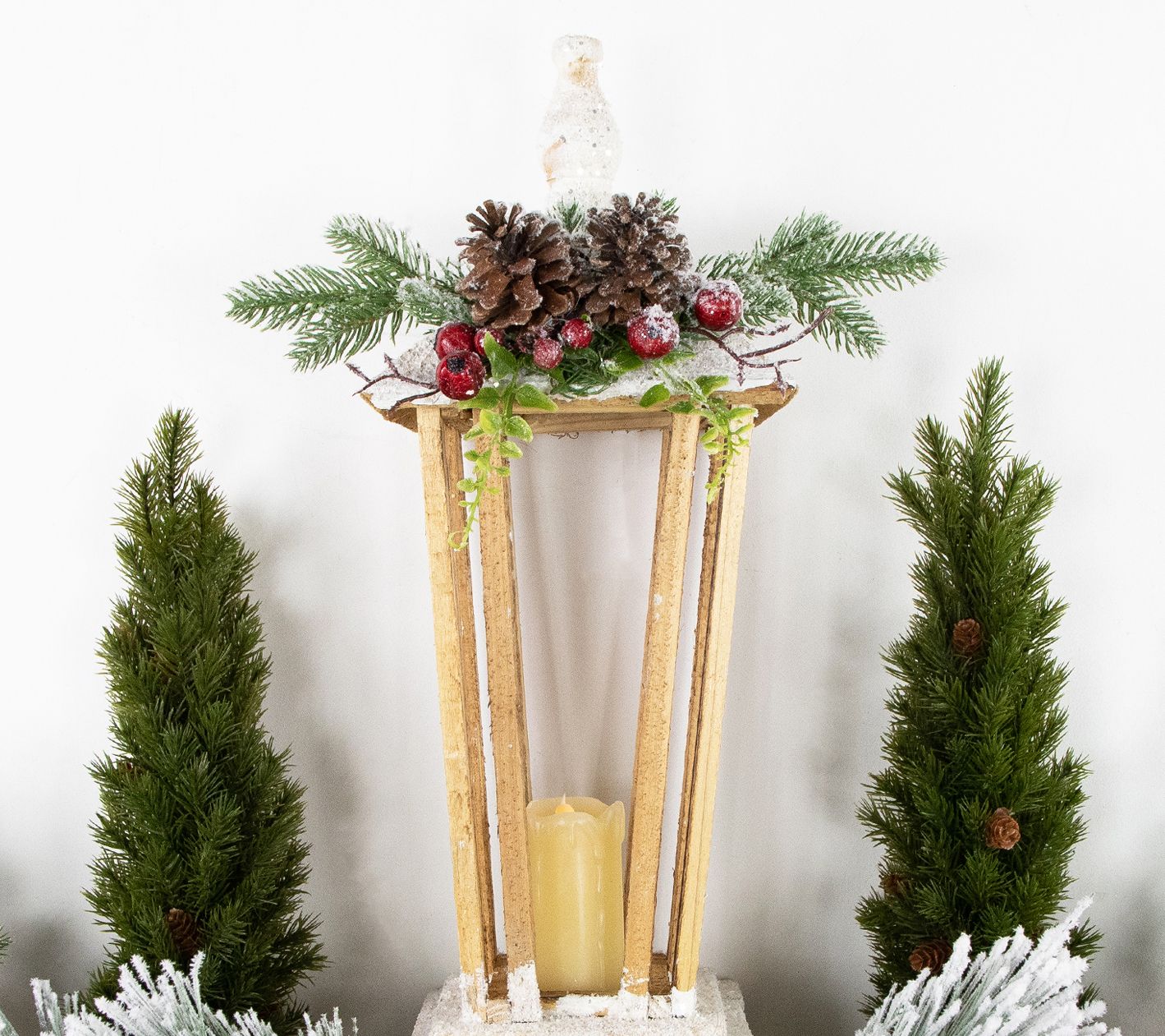 Northlight 18" LED Storm Lantern Christmas Decor