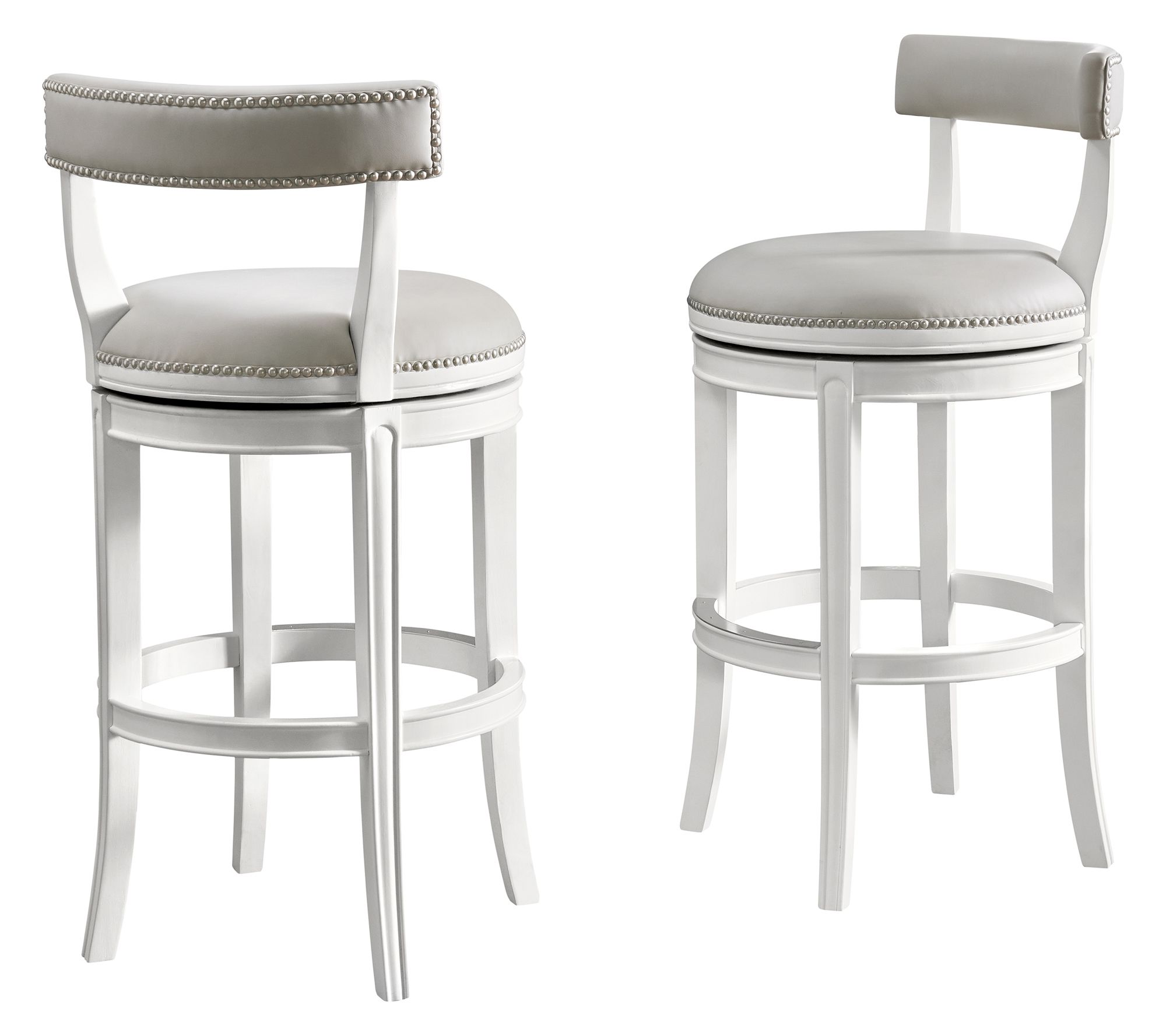 Alaterre Furniture Hanover 2 Swivel Bar HeightStools