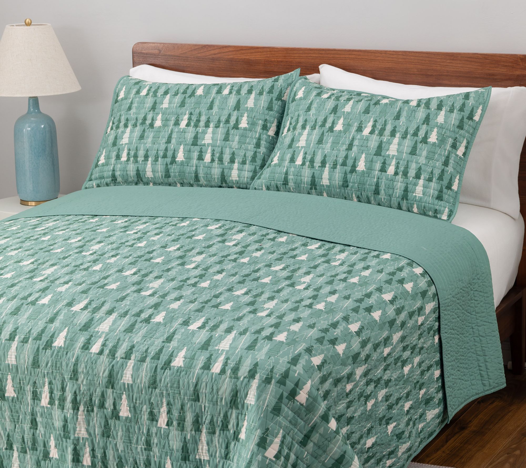 "As Is" Berkshire Artist Series Coverlet & Sham Set - King