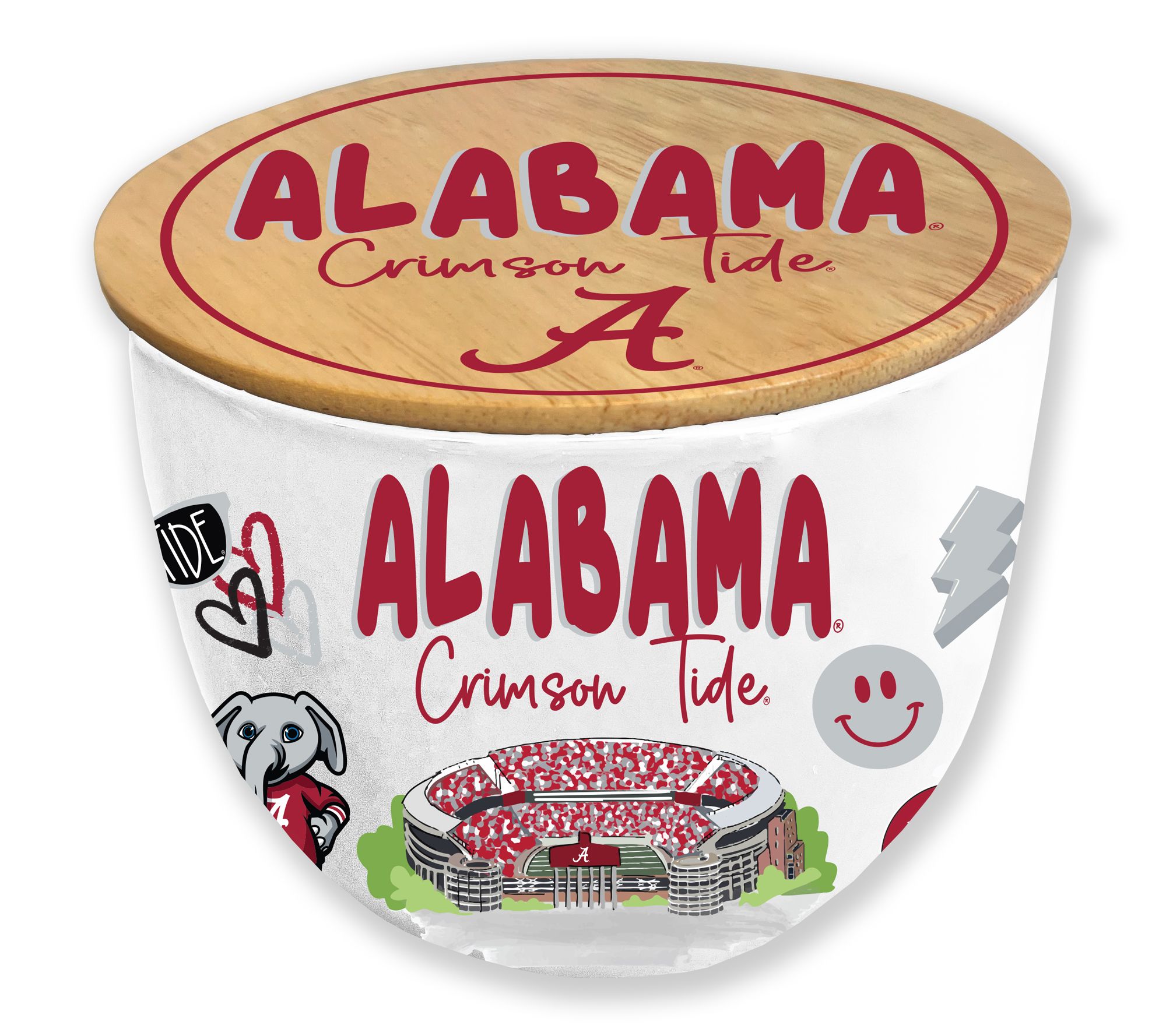 Pegasus Sports NCAA Loco Fan 16oz Ceramic Candl