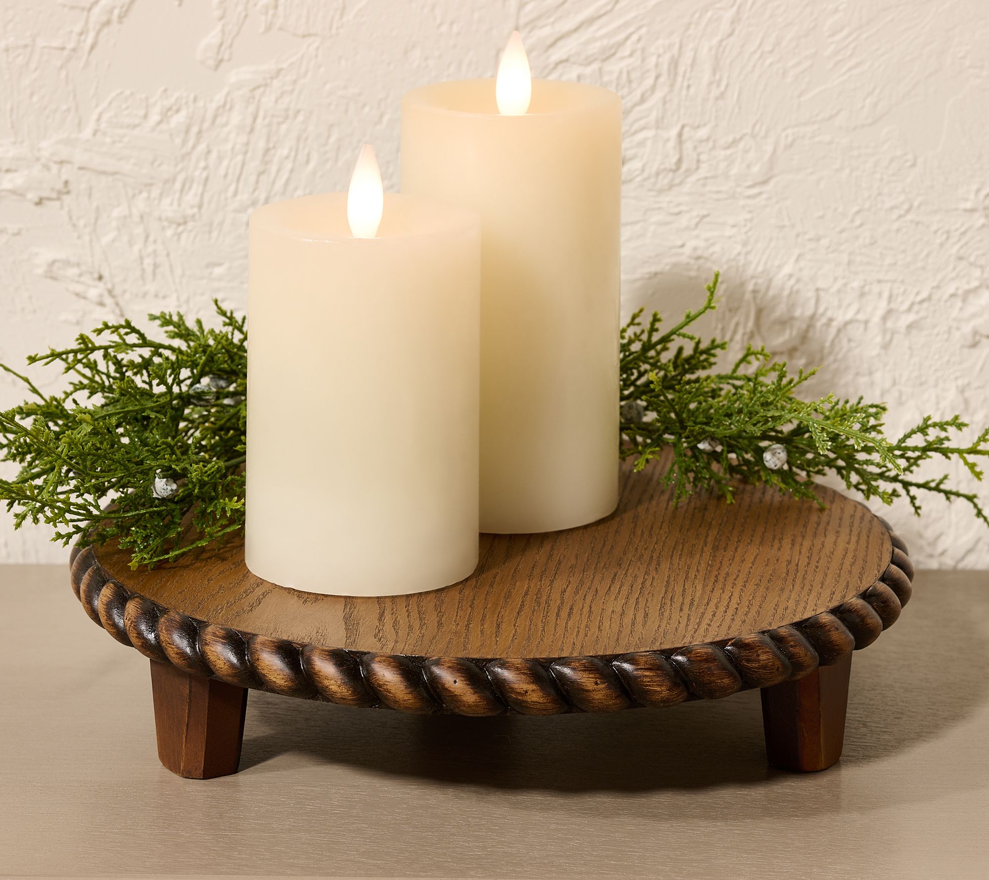 "As Is" 11" Wood Footed Lift by Valerie