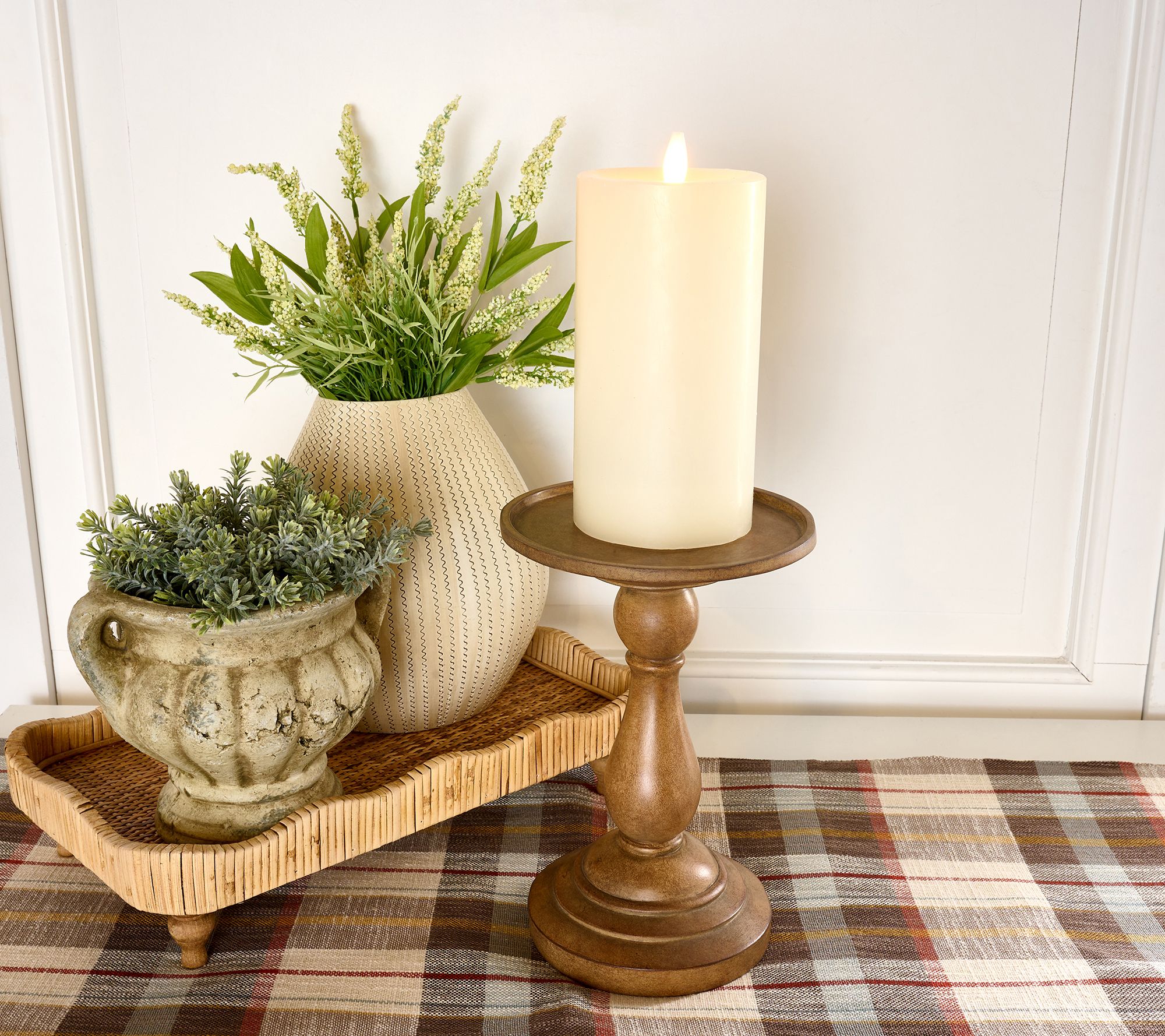 "As Is" 10.5" Pedestal Candle Holder by Valerie