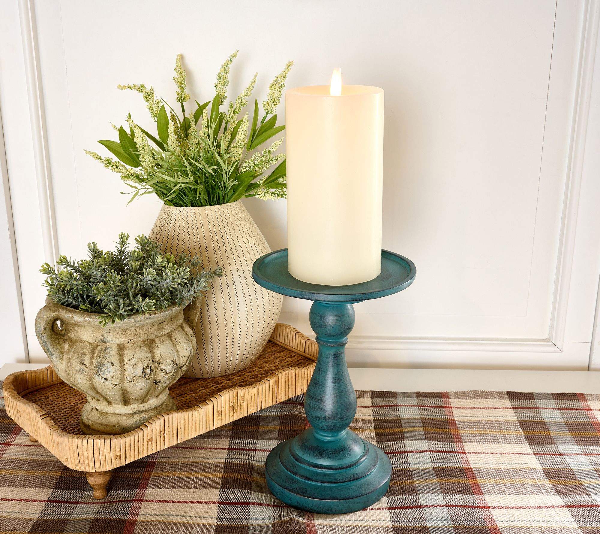 "As Is" 10.5" Pedestal Candle Holder by Valerie