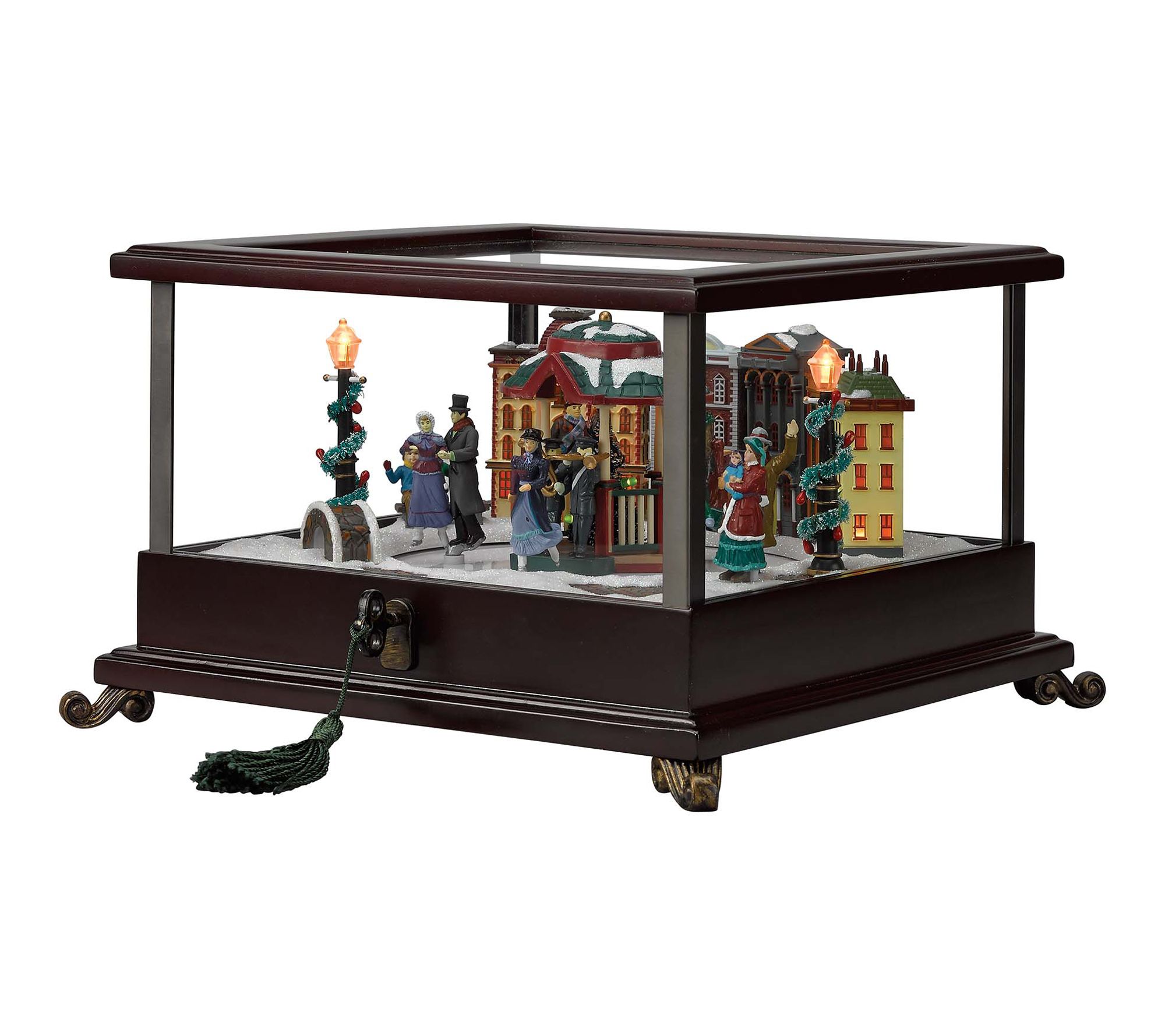 Mr. Christmas Holiday Music Box - Skaters