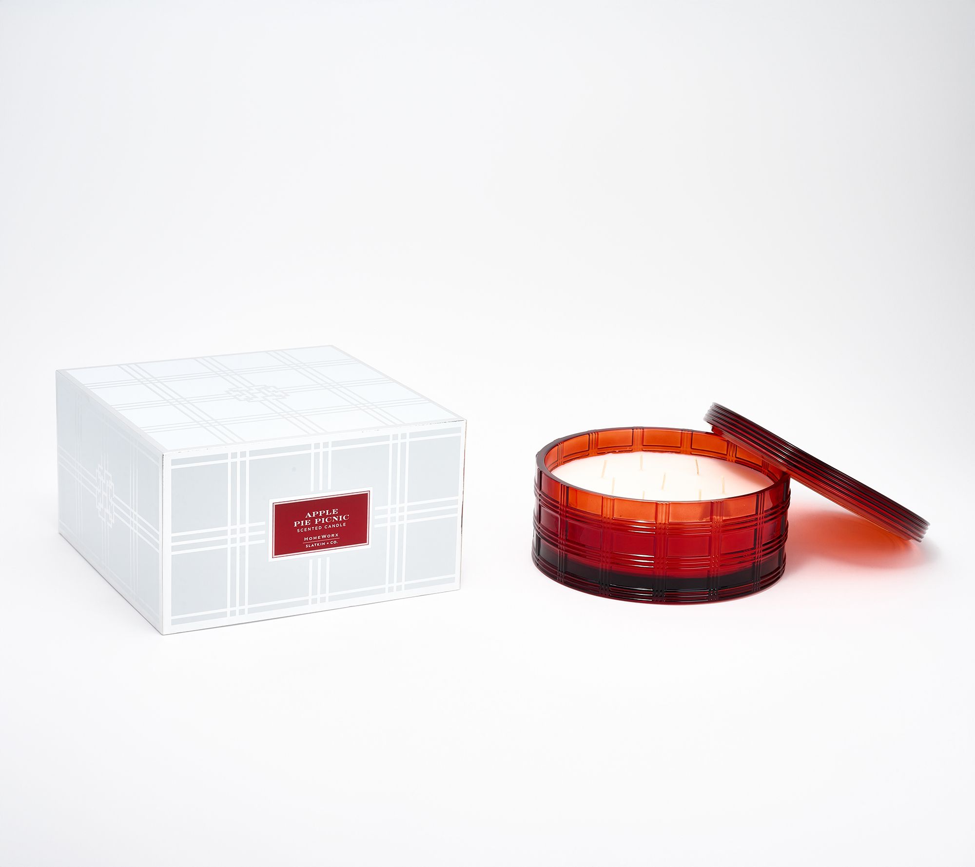 "As Is" HomeWorx by Slatkin + Co. 50oz Candle Apple Pie