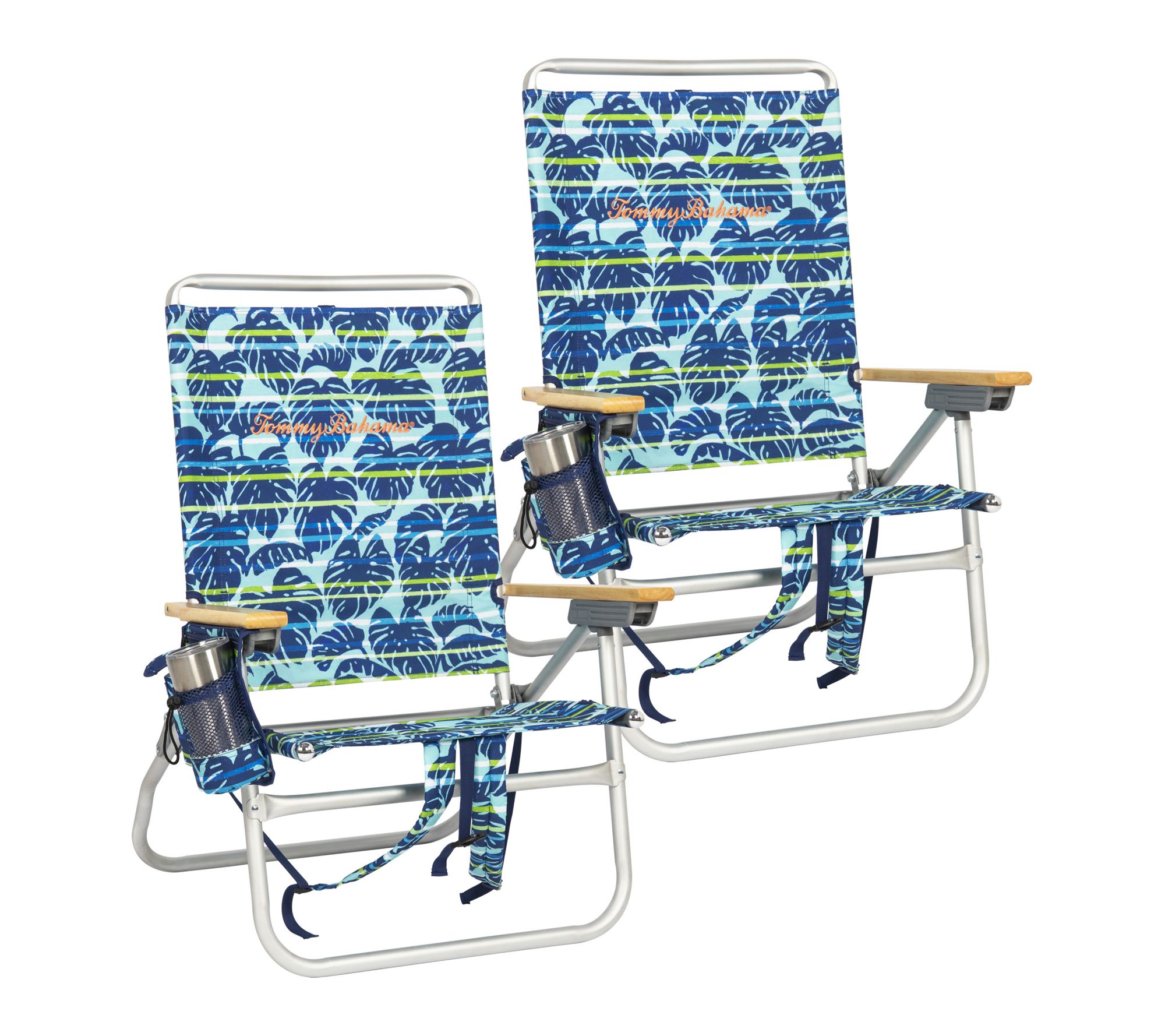 Tommy Bahama 4-Position Easy In-Easy Out BeachChair 2 Pack