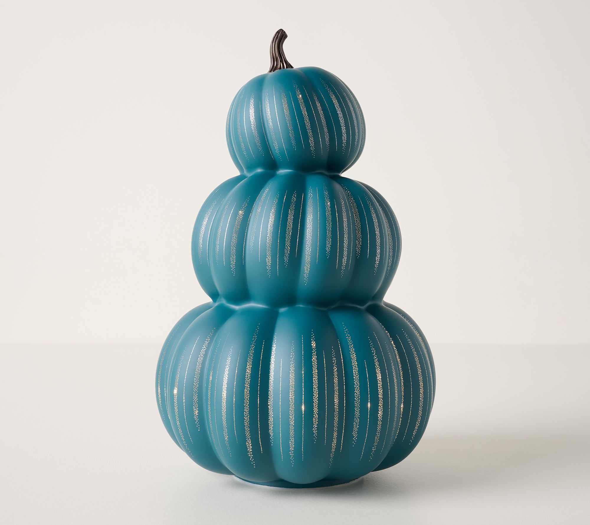12.5" Starry Night Stacked Pumpkins by Valerie