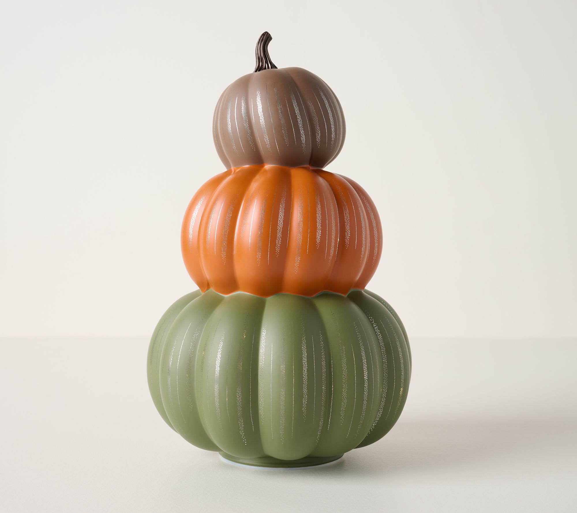 12.5" Starry Night Stacked Pumpkins by Valerie