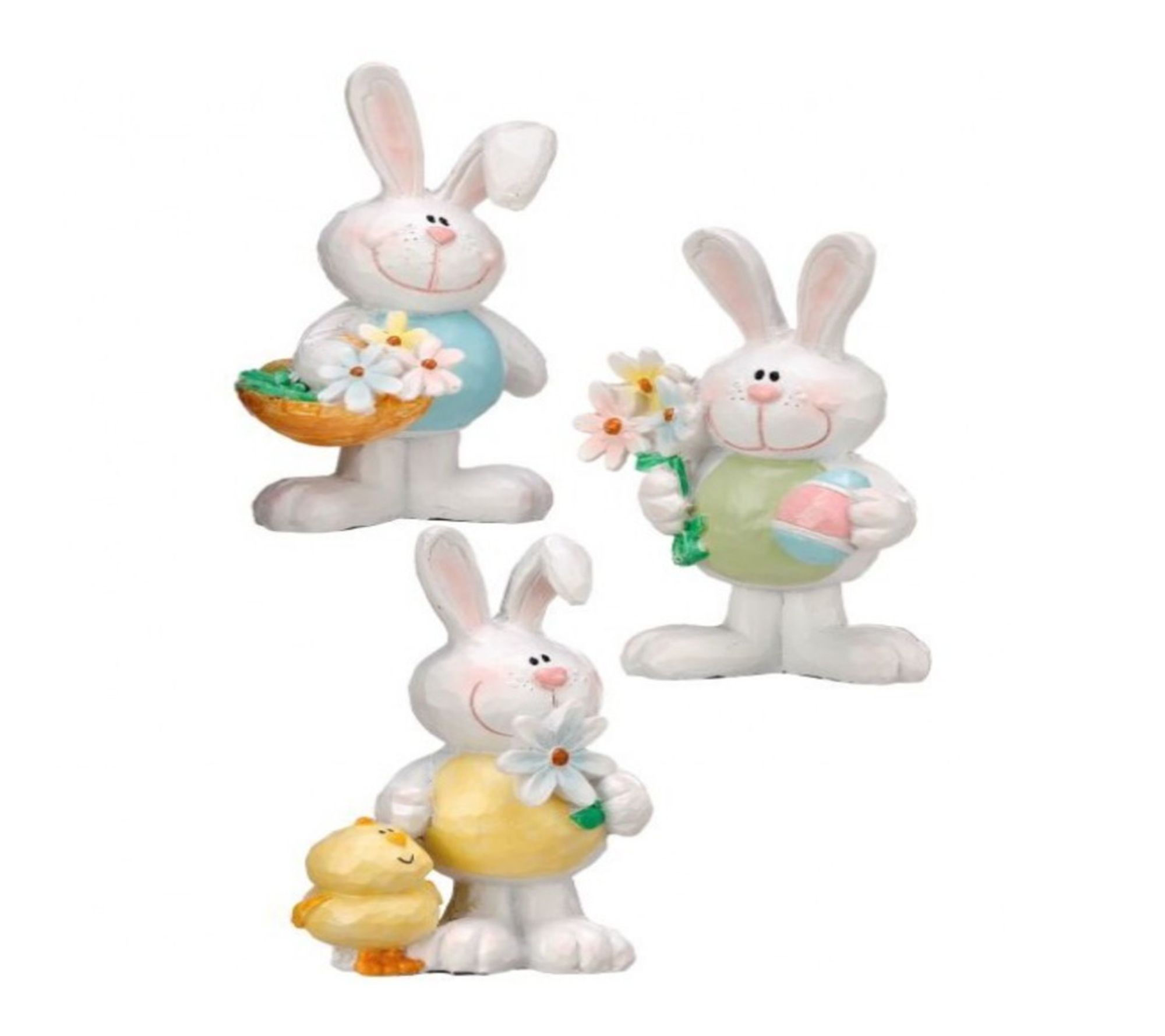 RC Home Decor-3-Piece Easter Bunny Figurine Set3.5"