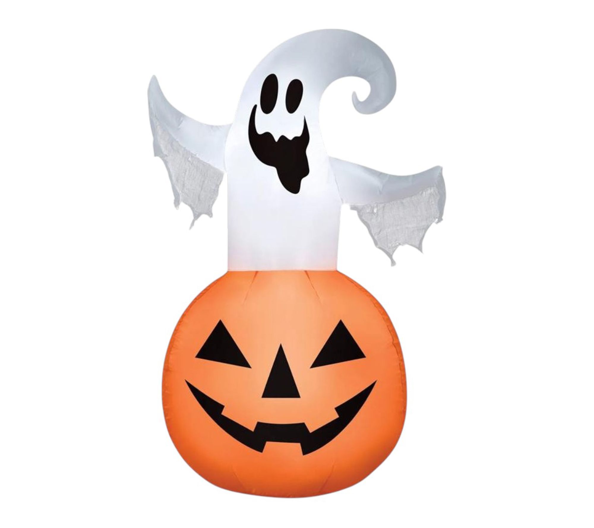 53" LED Inflatable Ghost in Jack -O'-Lantern Halloween Decor