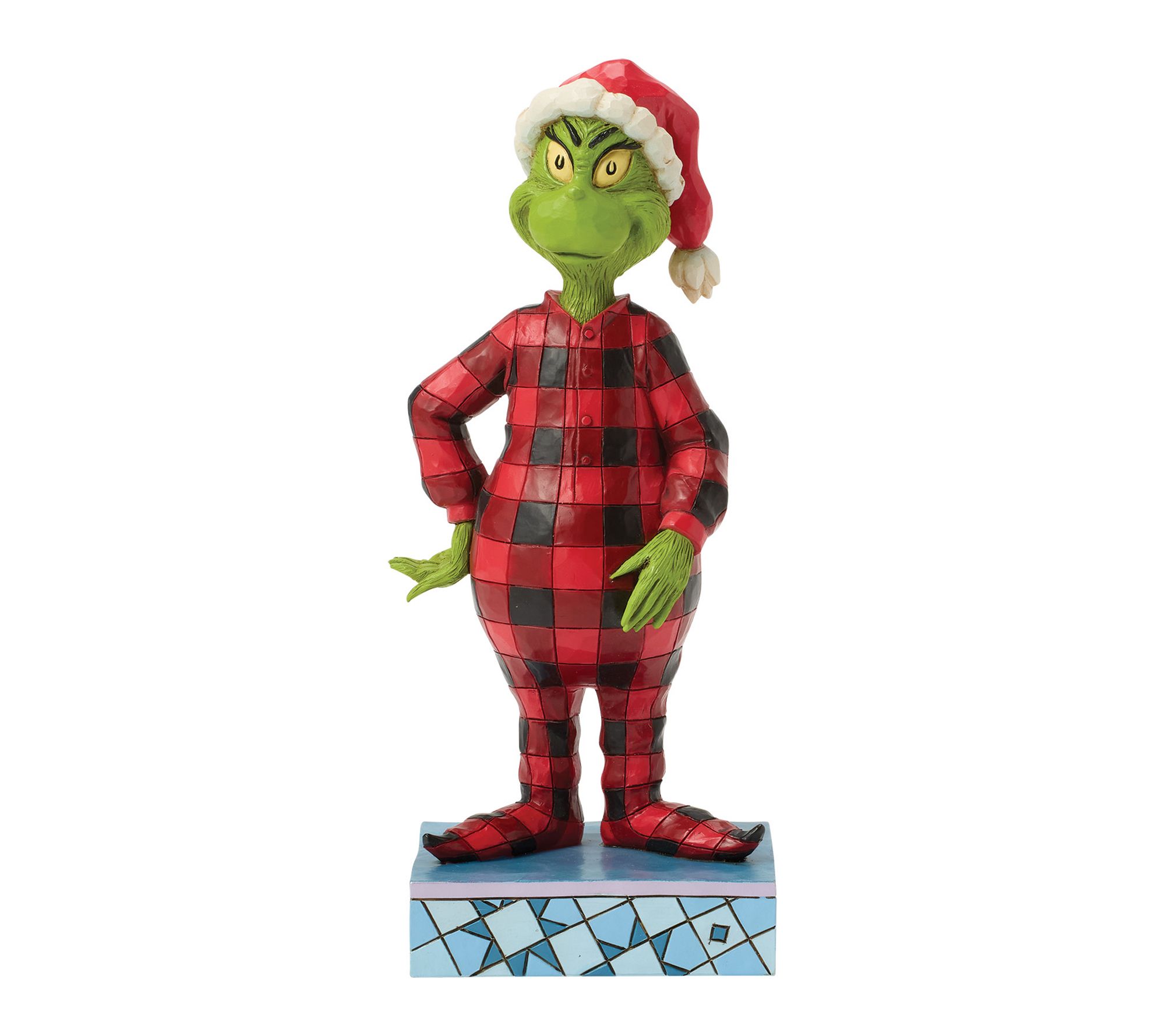 Jim Shore Grinch Grinch Wearing Pajamas Figurine 6.7in H