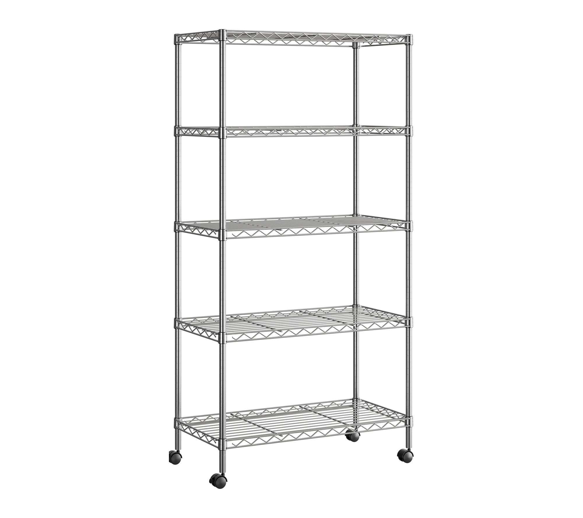 Seville Classics 5 Tier Wire Shelving, 30" W x 14" D x 60" H