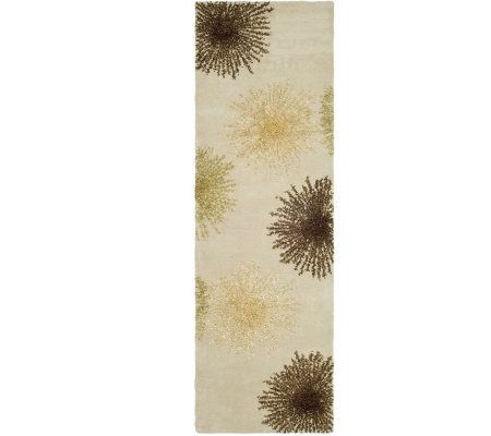 Soho 2'6" x 8' Abstract Handtufted Wool/ViscoseBlend Runner