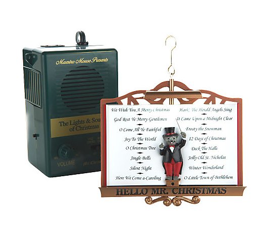 Mr. Christmas Interactive Lights & Sound Ornament with VoiceActivation