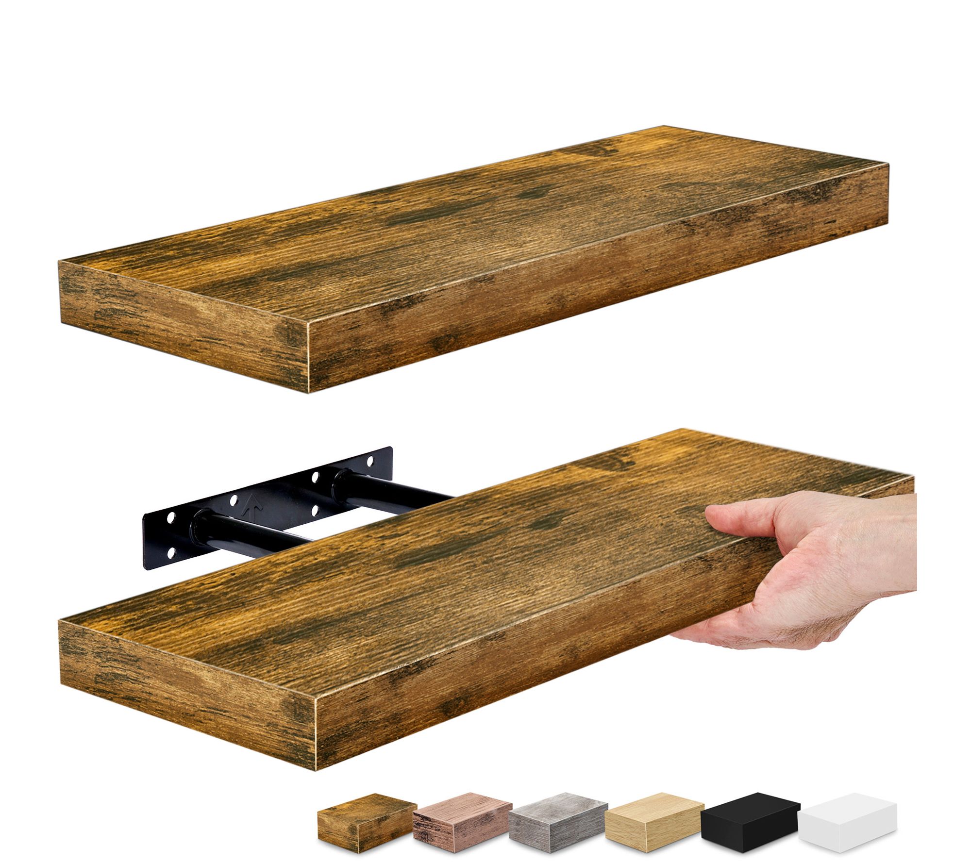 Sorbus Floating Shelf Set - 2 Pack