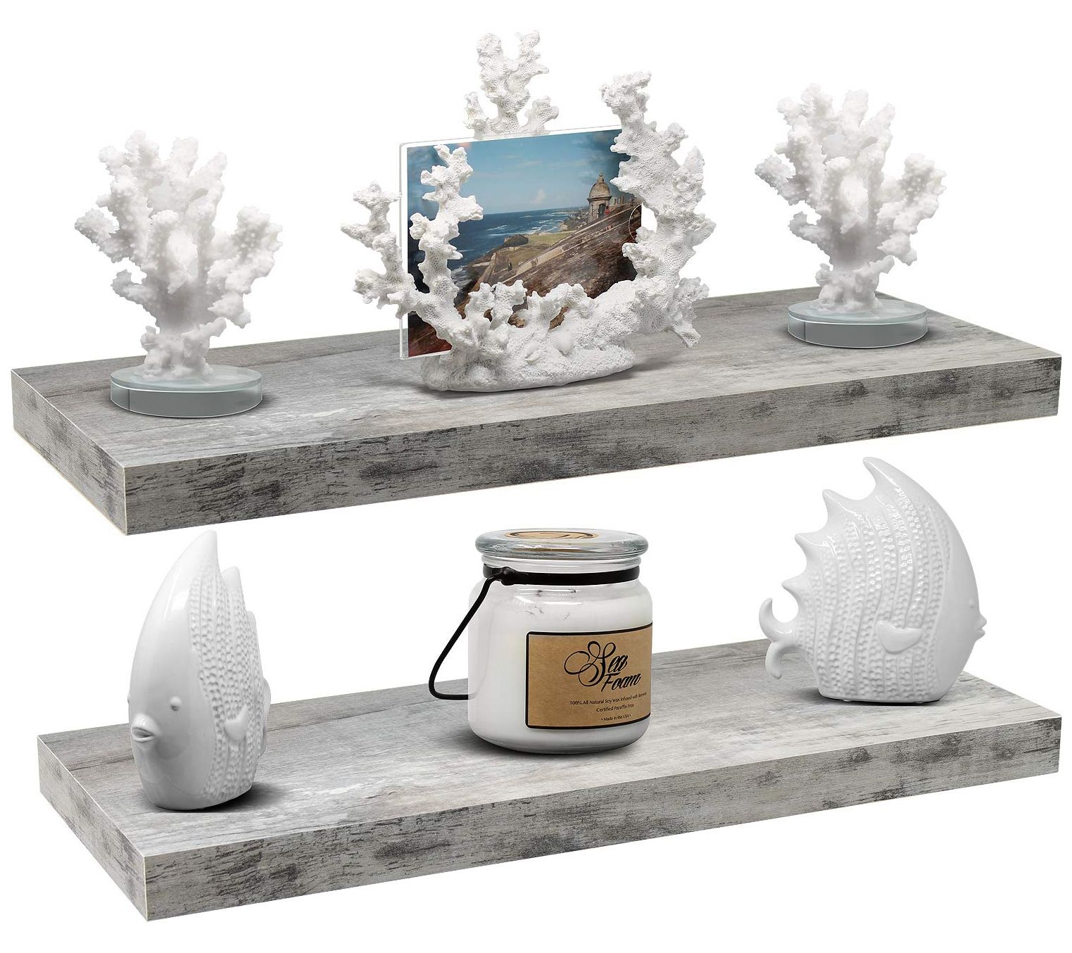 Sorbus Floating Shelf Set - 2 Pack