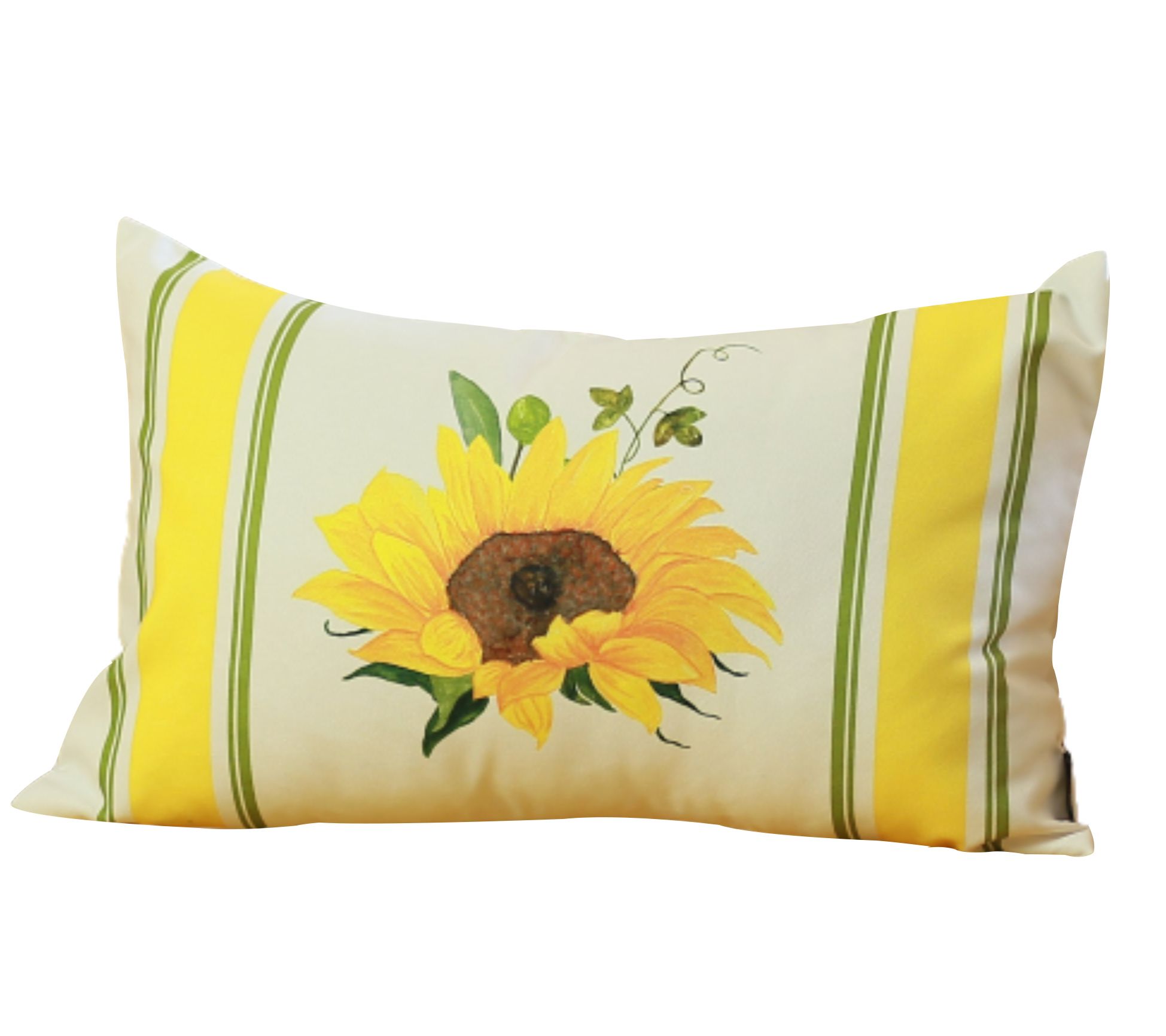 HomeRoots Set of 2 20" Fall Sunflower Lumbar Pillow Covers