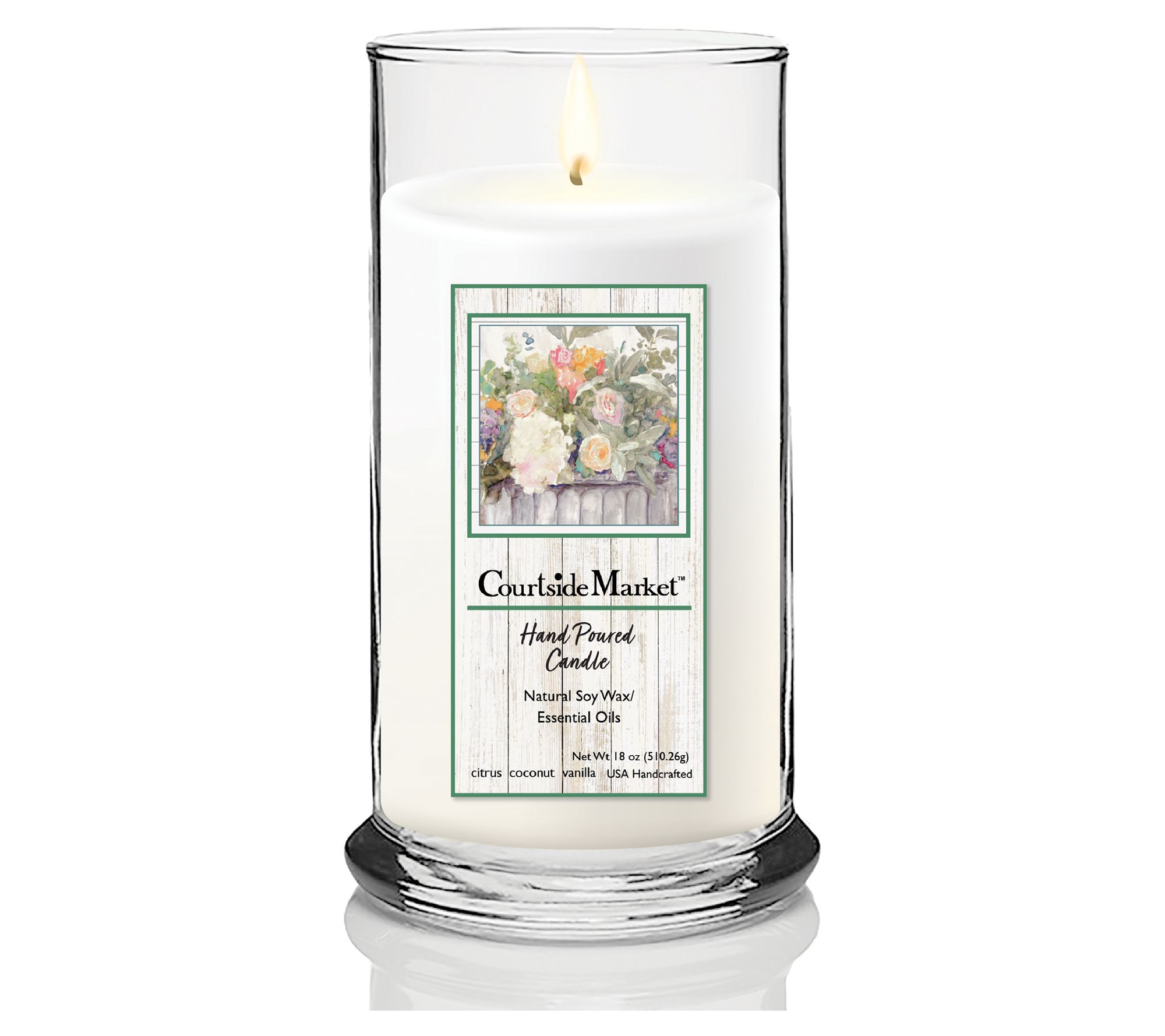 Courtside Market Table Bouquet I Status CandleGlass 18 oz.