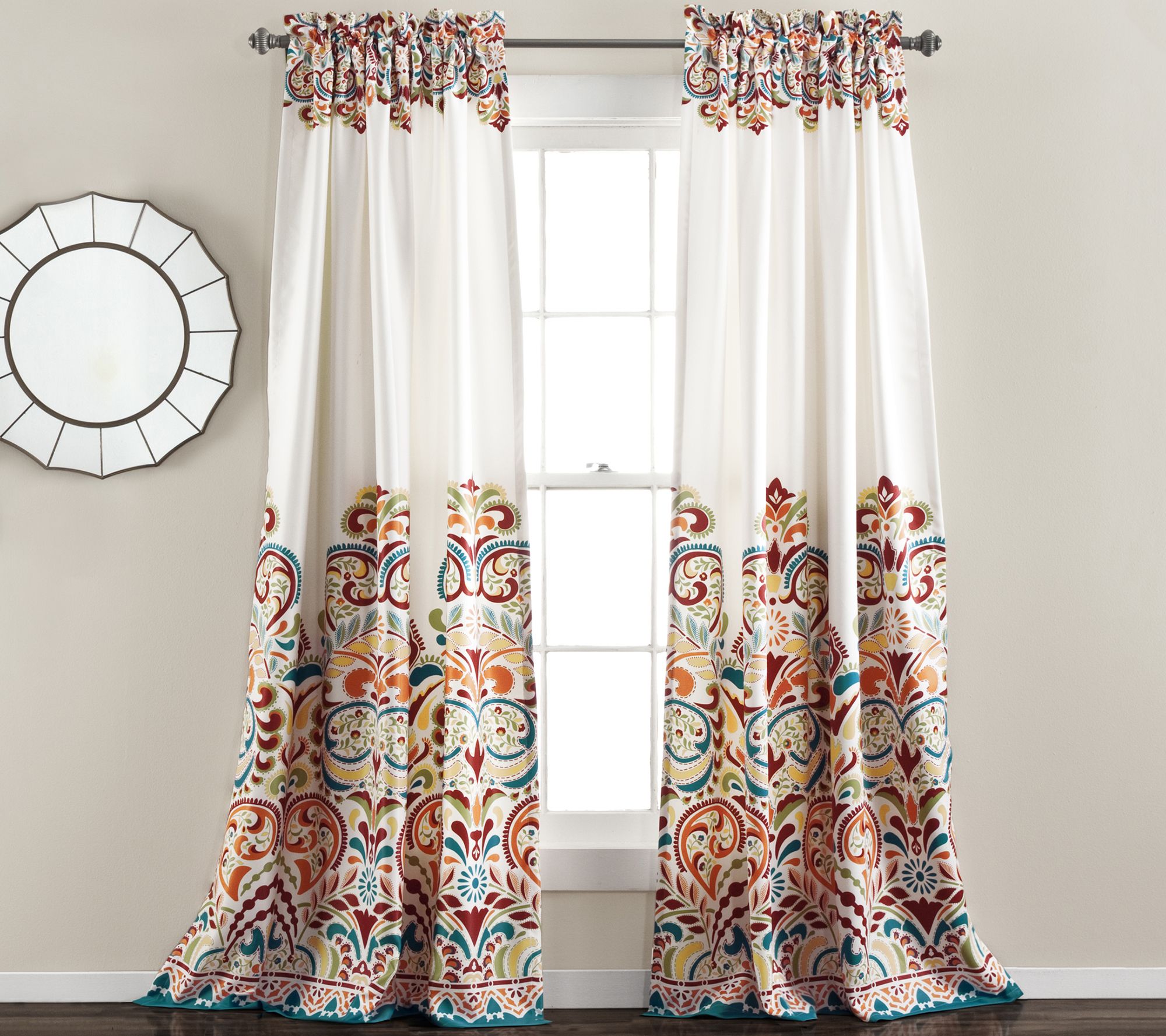 Clara 52"x84" Set of 2 Room Darkening Panels byLush Decor