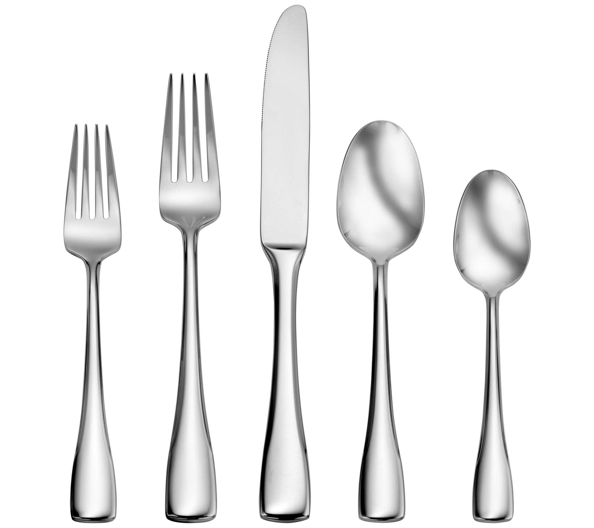 CraftKitchen Weslyn 45-Piece Flatware Set - QVC.com