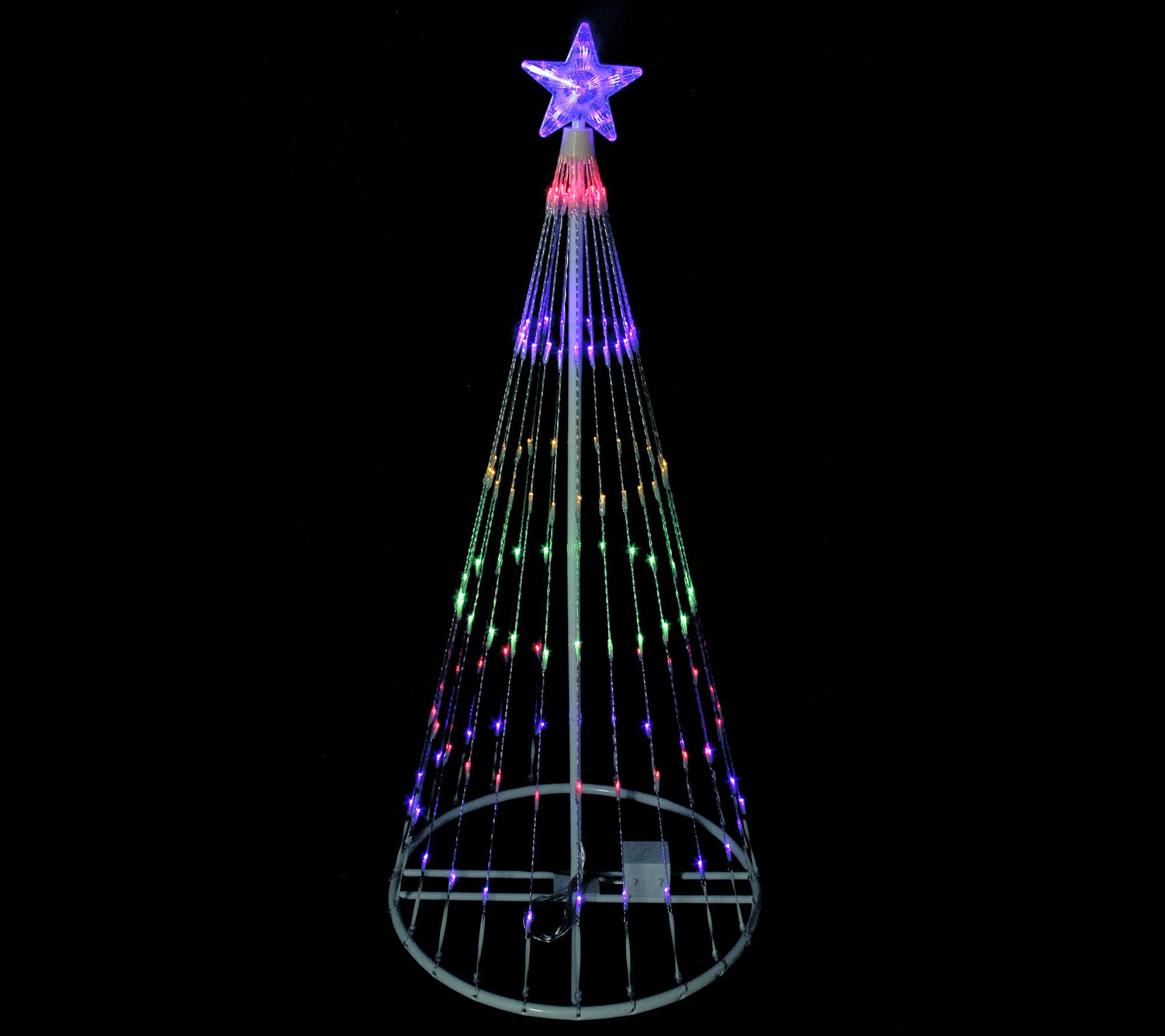 Northlight LED Lighted Show Cone Christmas TreeOutdoor Decor - QVC.com