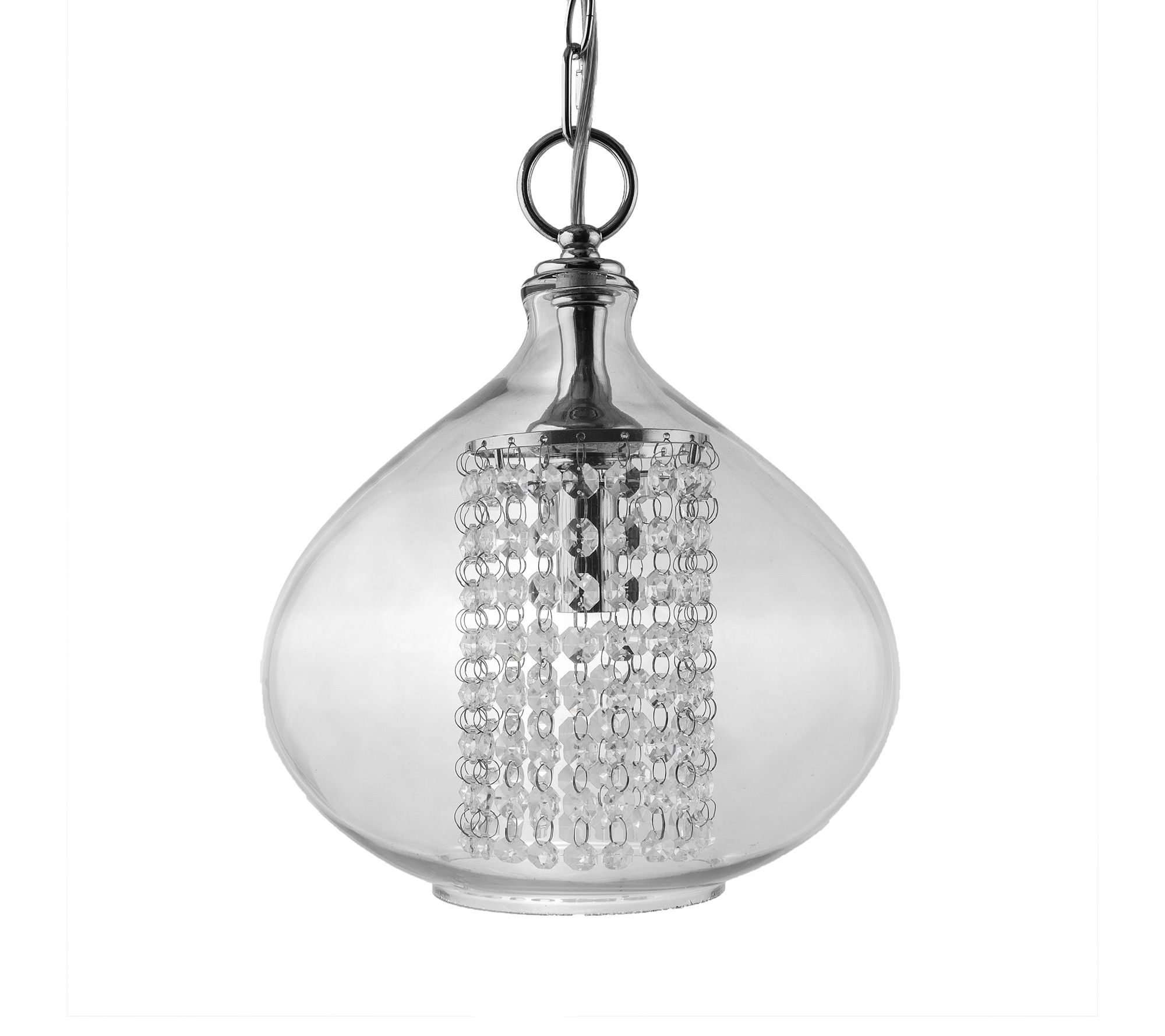 River of Goods 11.75"H Jeweled Glass Hanging Pendant