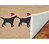 Liora Manne Frontporch 3 Dogs Christmas Rug Neutral 30" x 48", 4 of 4