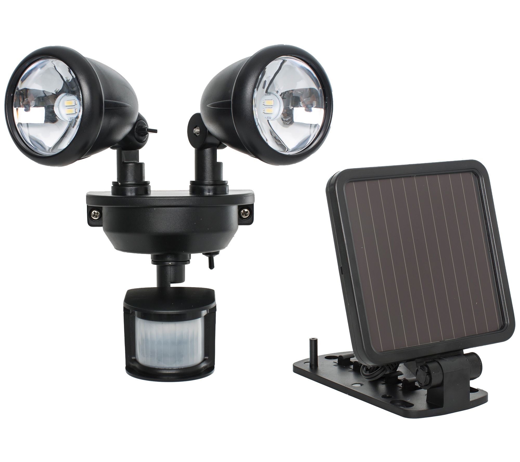 MAXSA Solar Motion Activated Dual Head Light