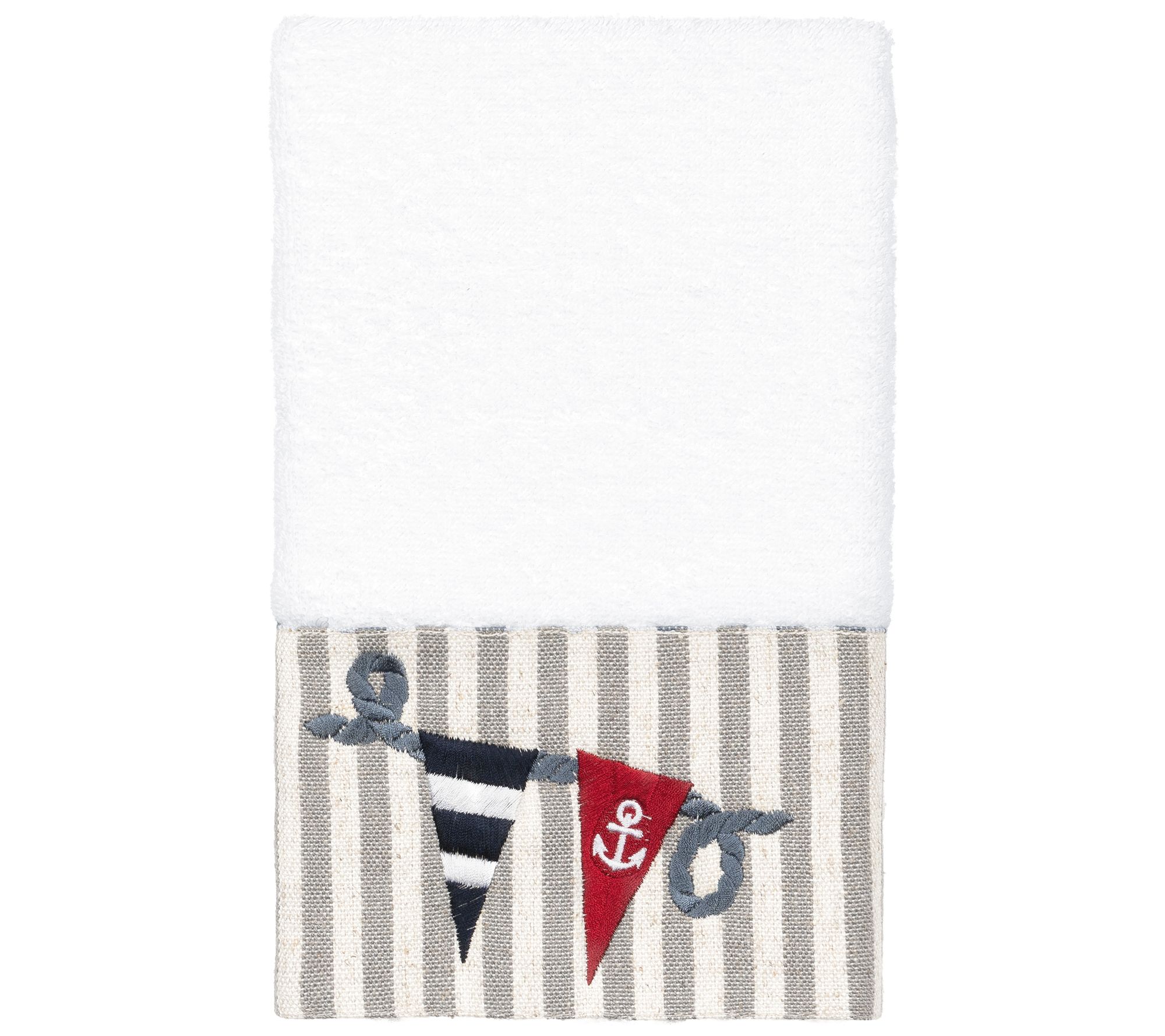 Linum Home Textiles Ethan Embellished Hand Towel