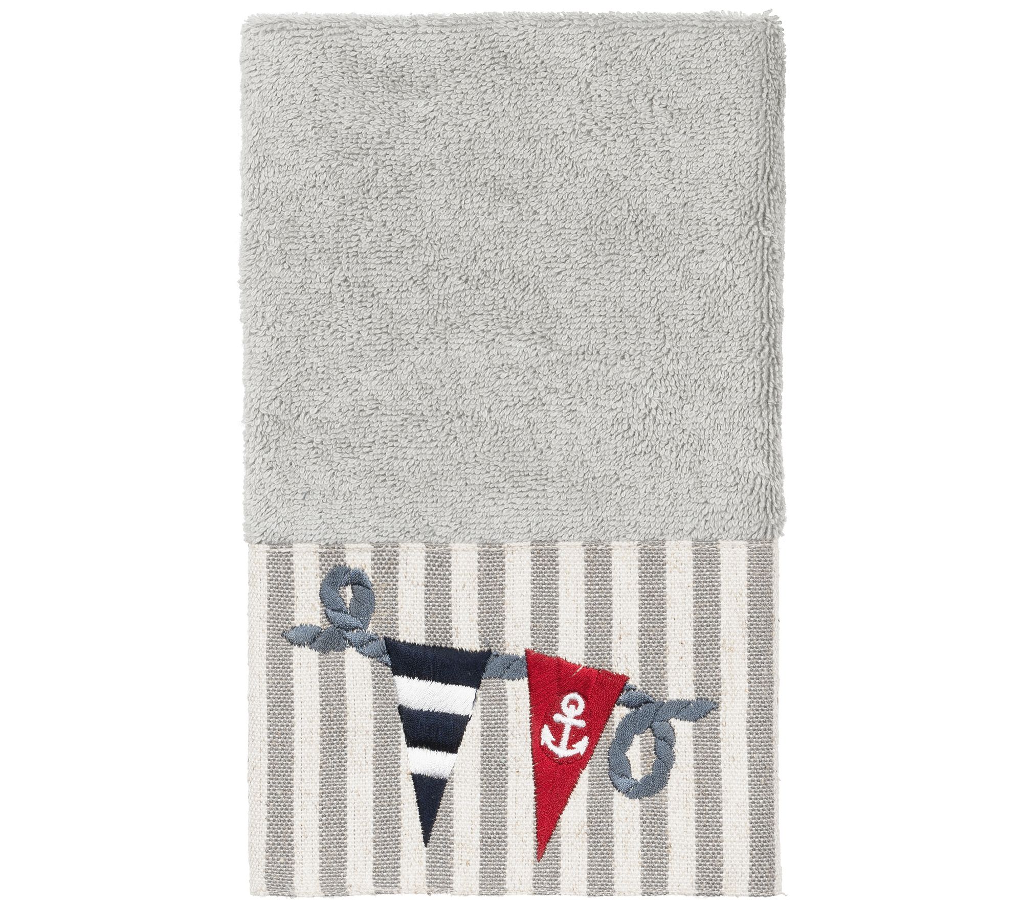 Linum Home Textiles Ethan Embellished Hand Towel