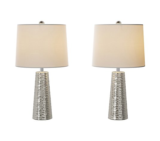 Flared Drum Table Lamps, Set of 2  - Hastings Home