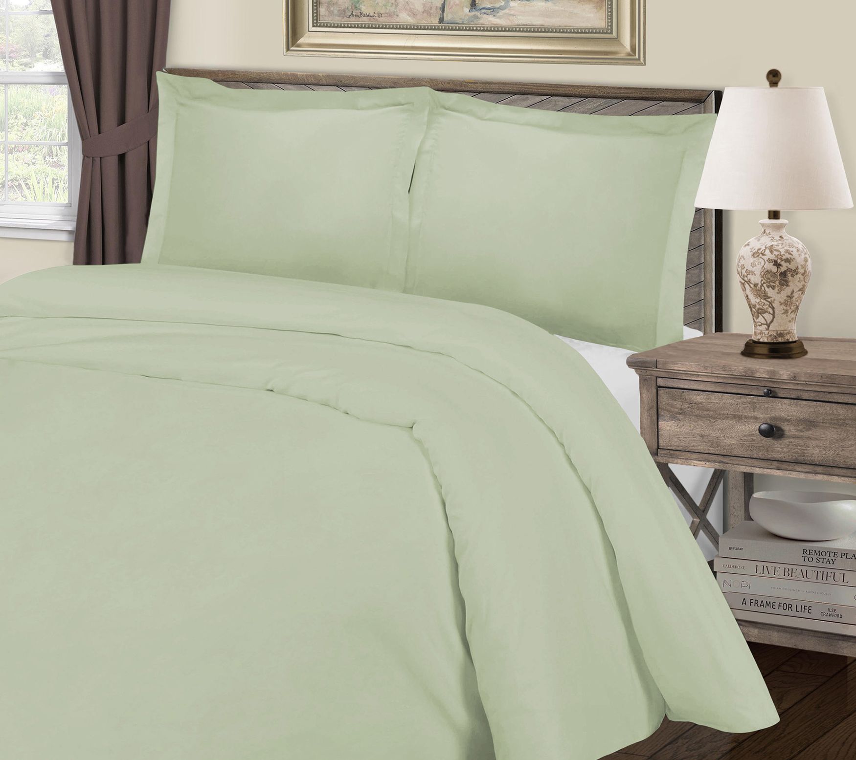 Superior 1000-Thread Count Duvet Cover Set, Full/Queen