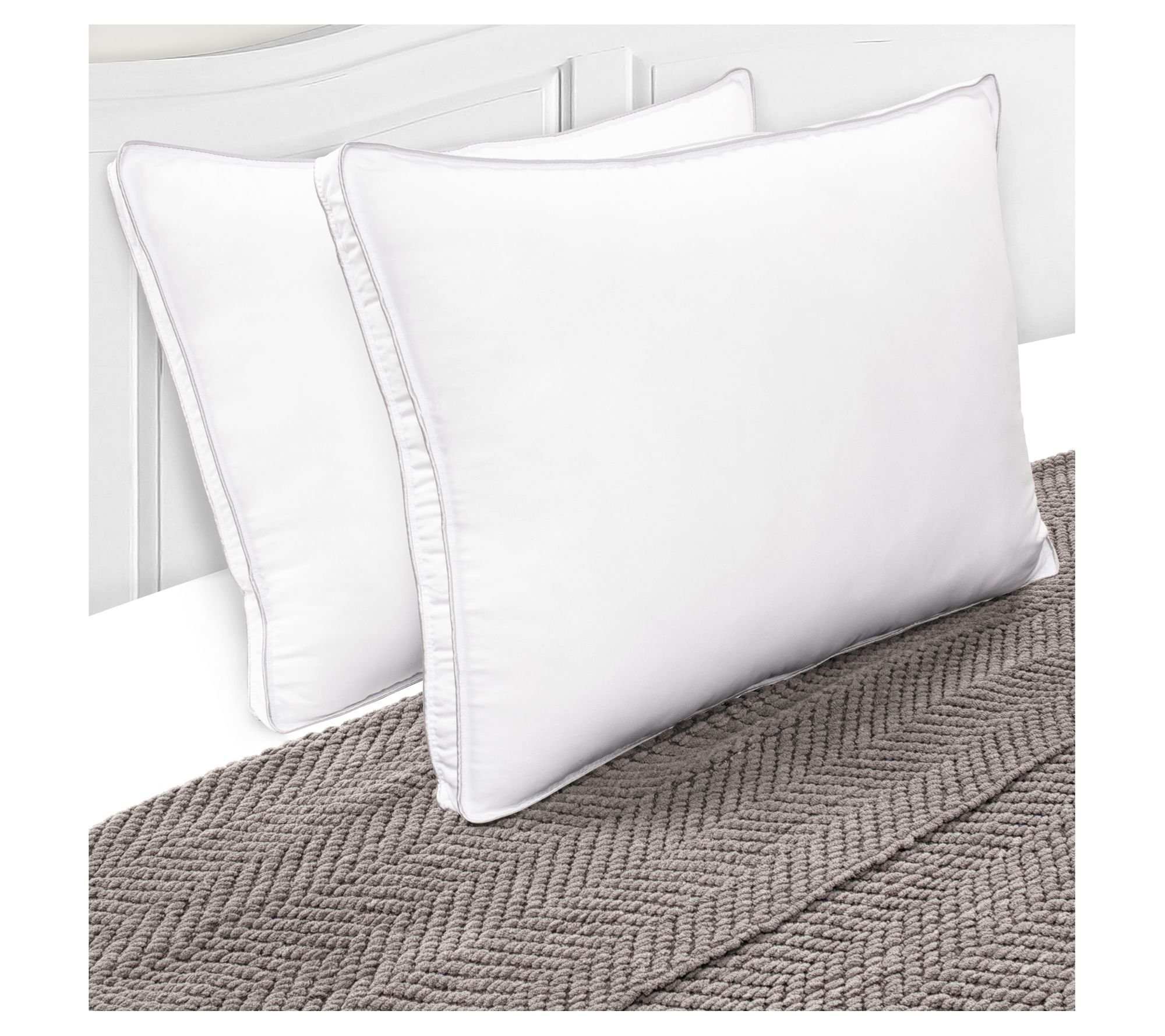 Superior Microfiber Hypoallergenic Gusset Pillow, Standard