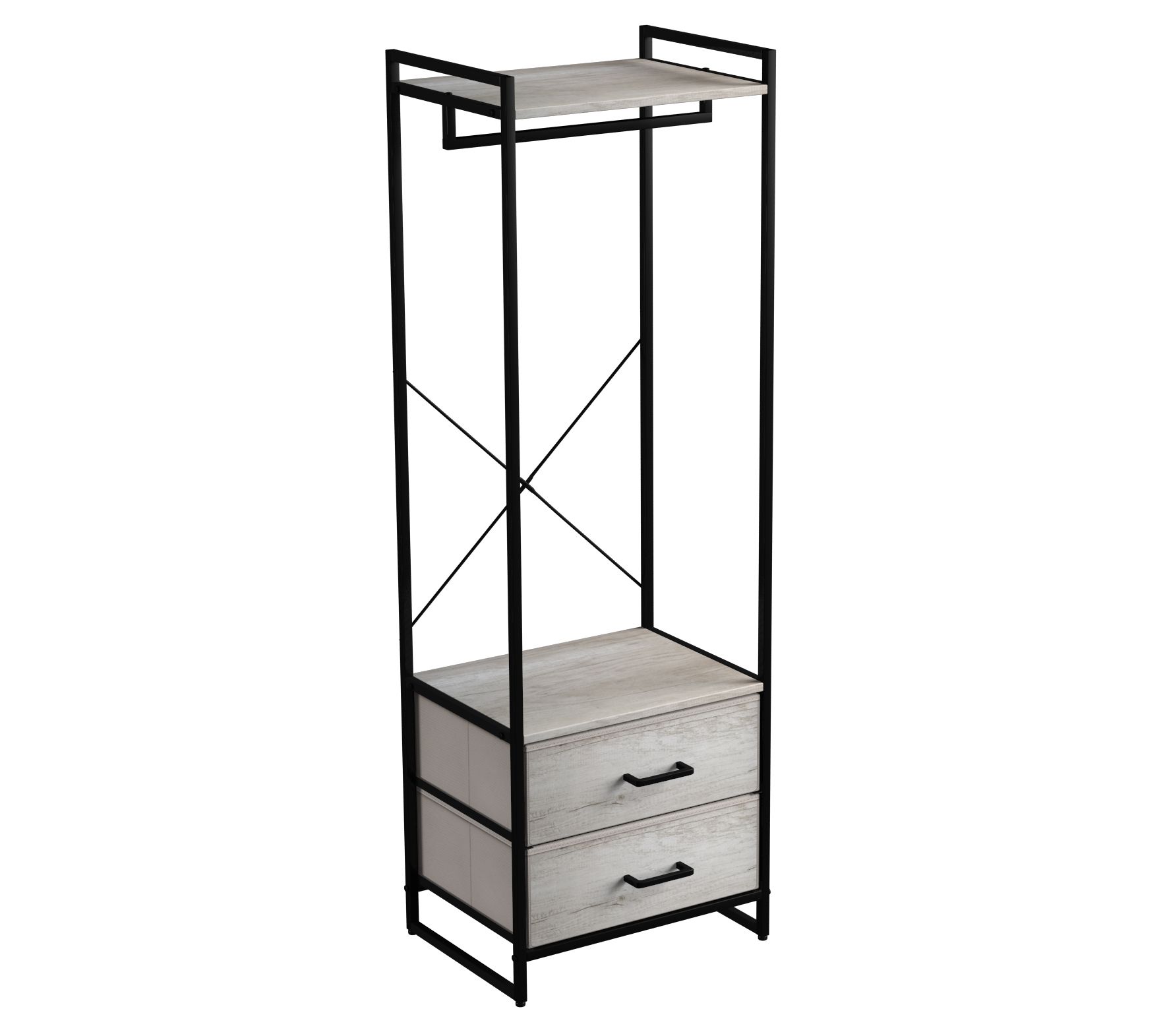 Sorbus Clothing Rack with Drawers