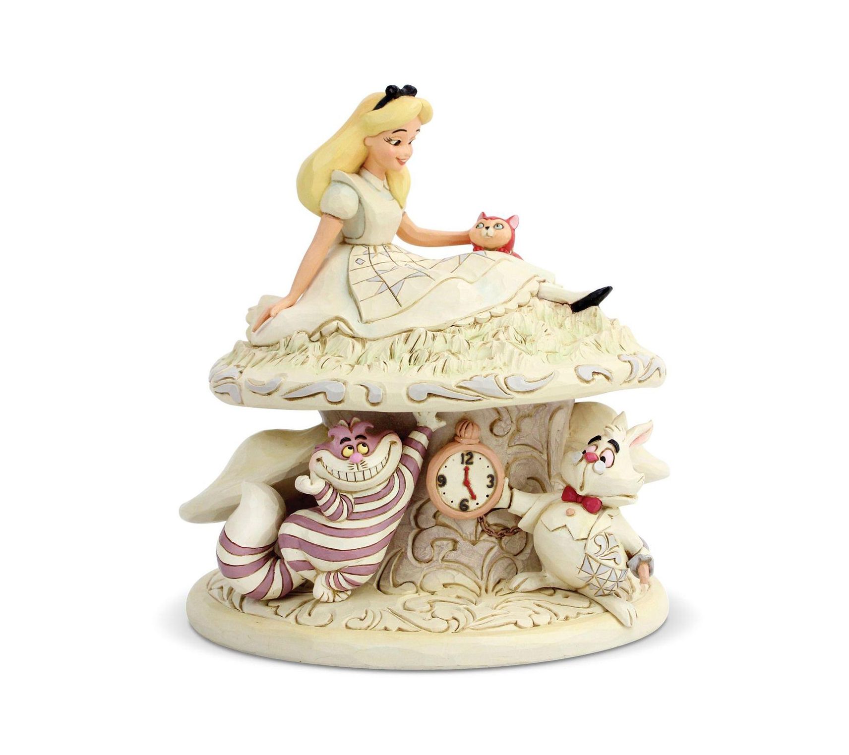 Precious Moments Wishing You A Happy Un-Birthday Alice in Wonderland  Figurine White