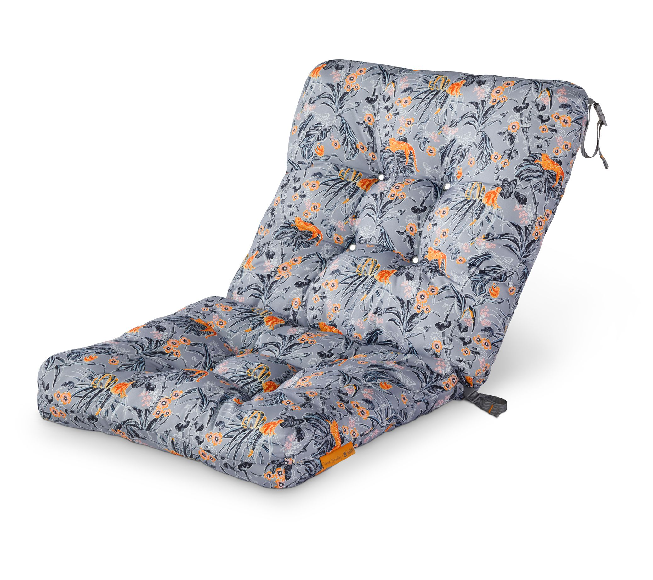 Vera Bradley Water-Resistant Patio Chair Cushion 21"x19"x22.5"