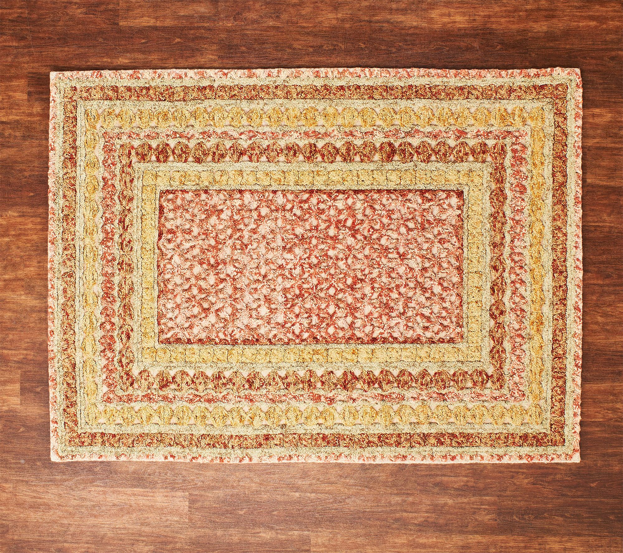 "As Is" Home Reflections 5' x 7' Tonal Geometric Woven Area Rug