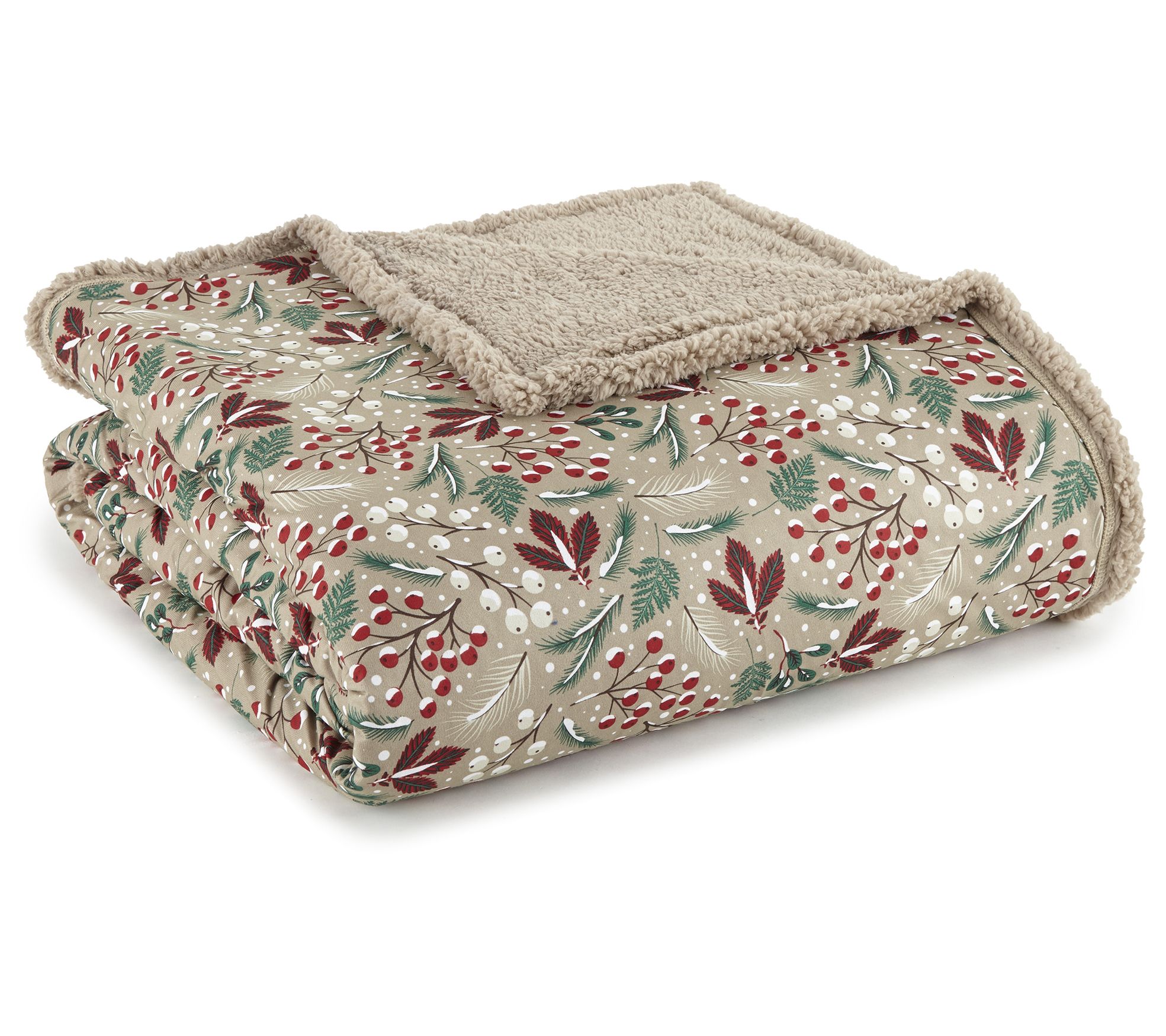 Shavel Full/Queen Micro Flannel Reverse to Sher pa Blanket