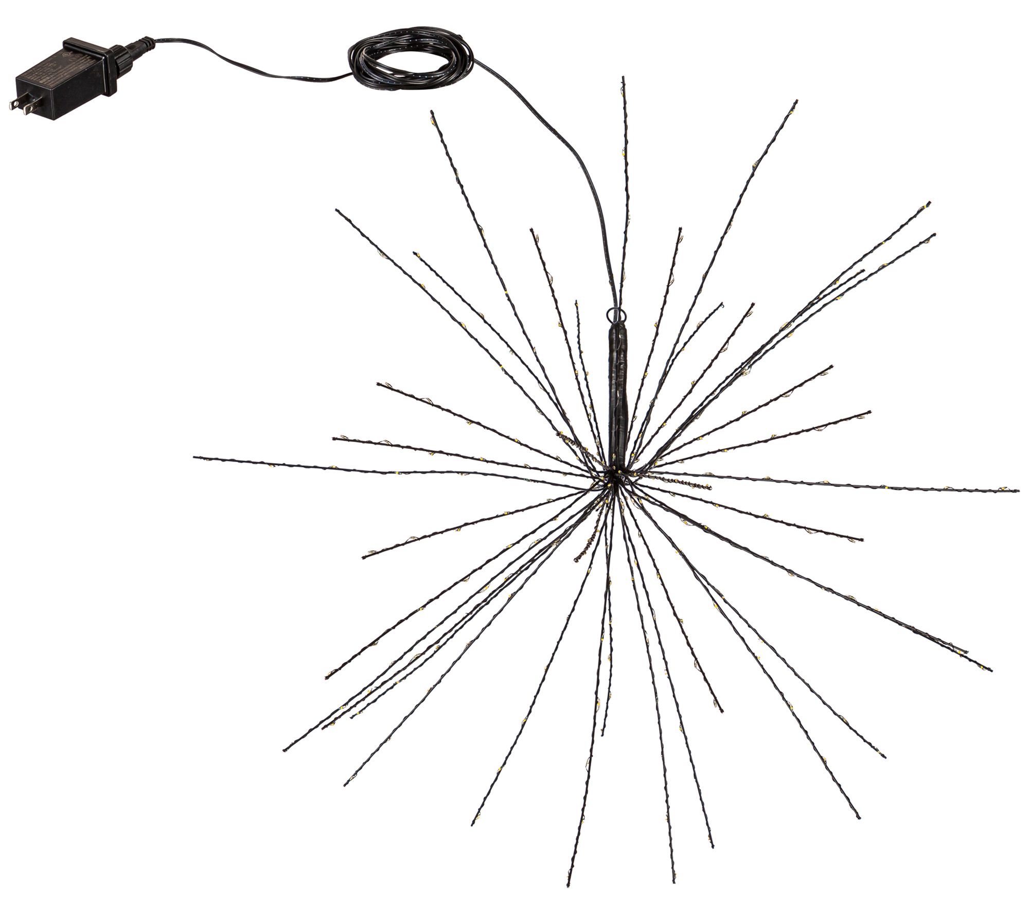 Evergreen Plug in Indoor/Outdoor Starburst w/120 Micro LEDs - QVC.com