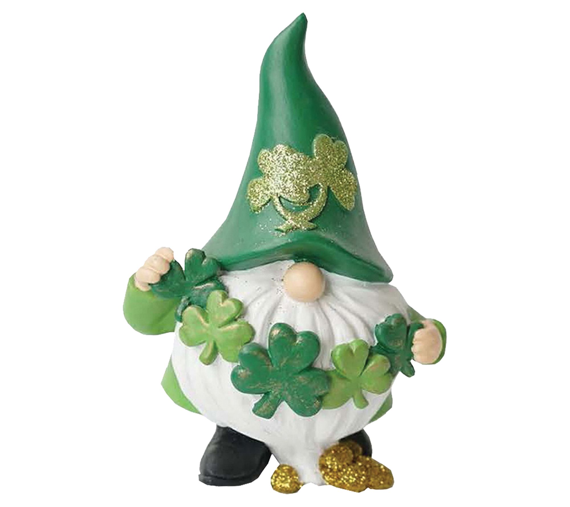Santas Workshop 57 Irish Clover Gnome