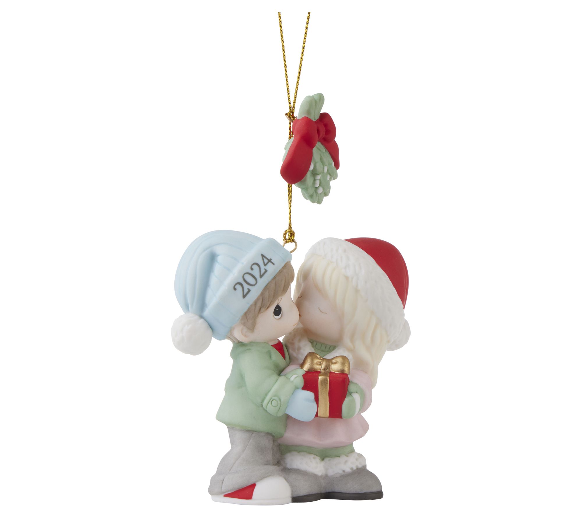 Precious Moments 1st Christmas Together Dated Couple Ornament - QVC.com