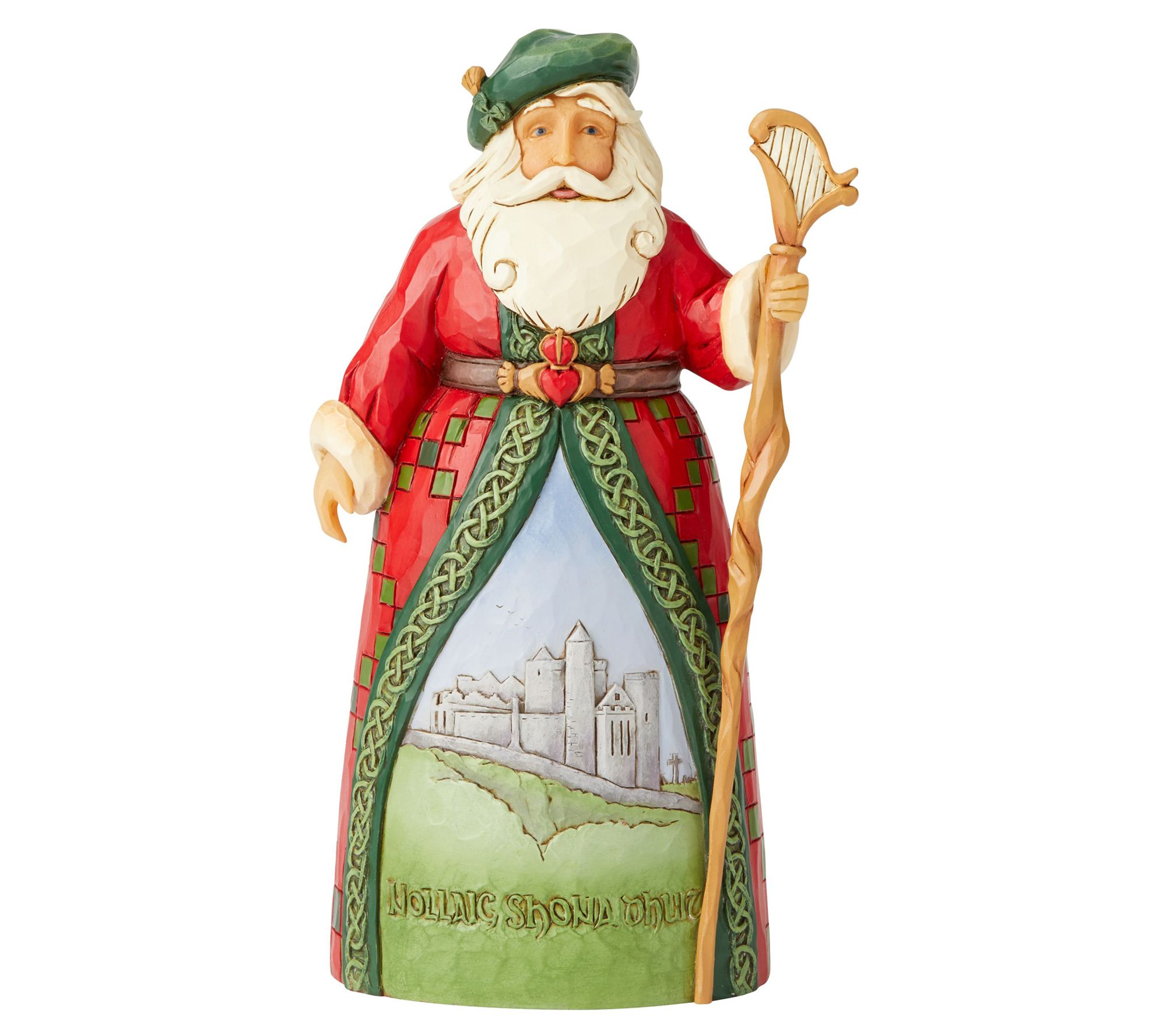Jim Shore Heartwood Creek Irish Santa Figurine