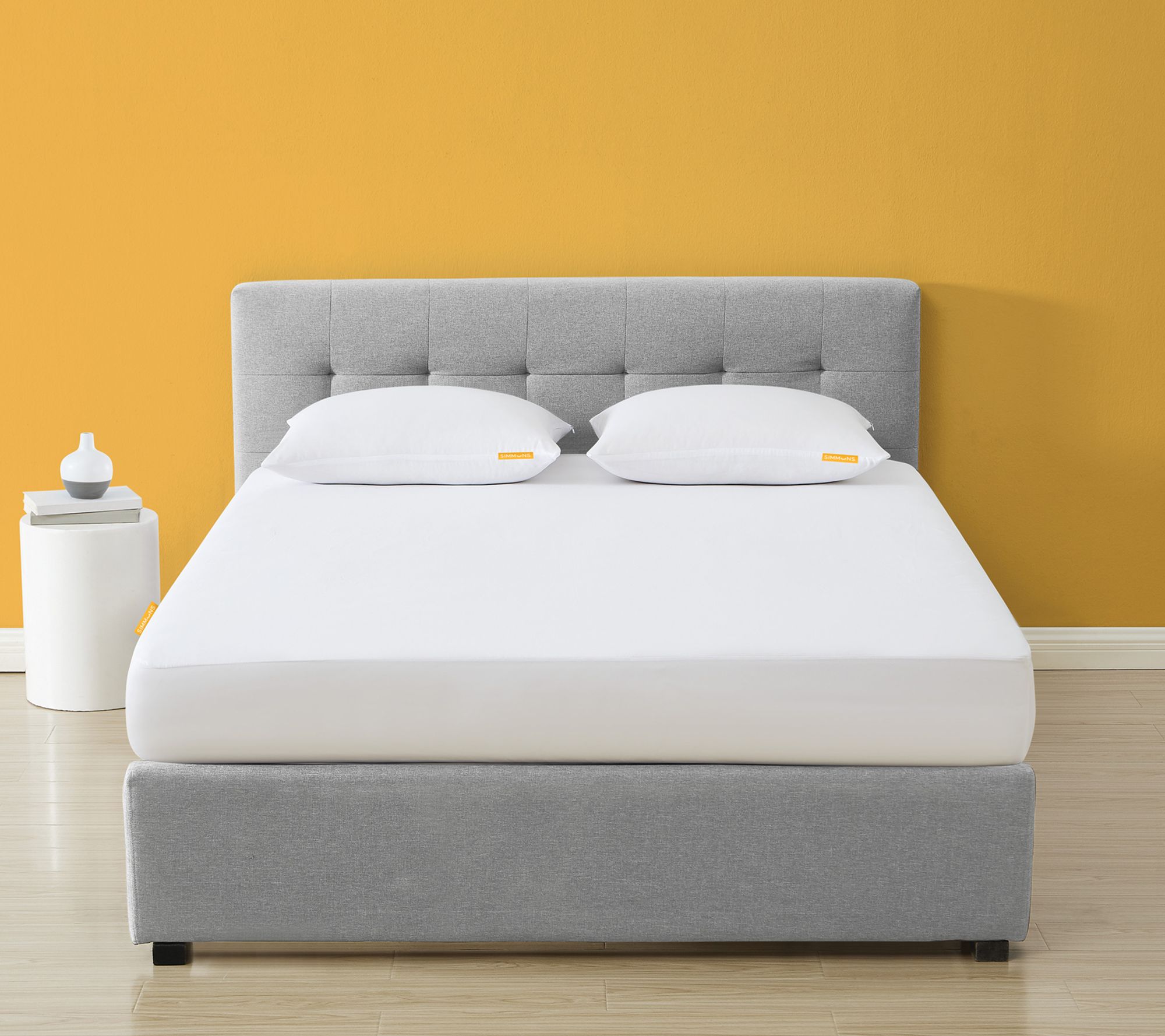 Simmons Moisture Wicking Twin Mattress Pillow Protector Set