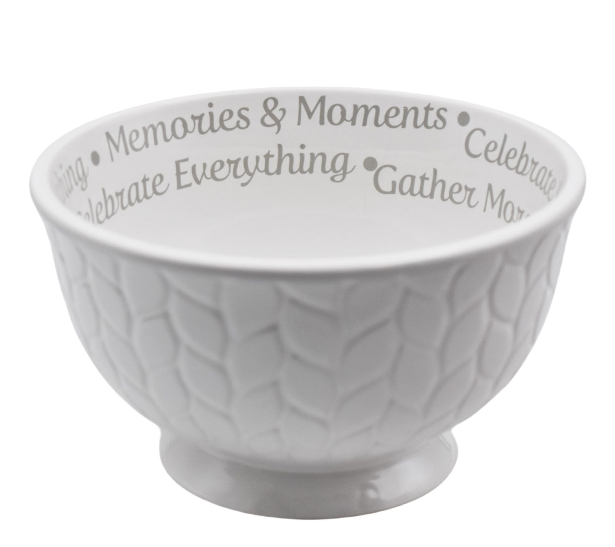 "As Is" Temp- tations Special Ed. 2-qt Celebration Pedestal Bowl