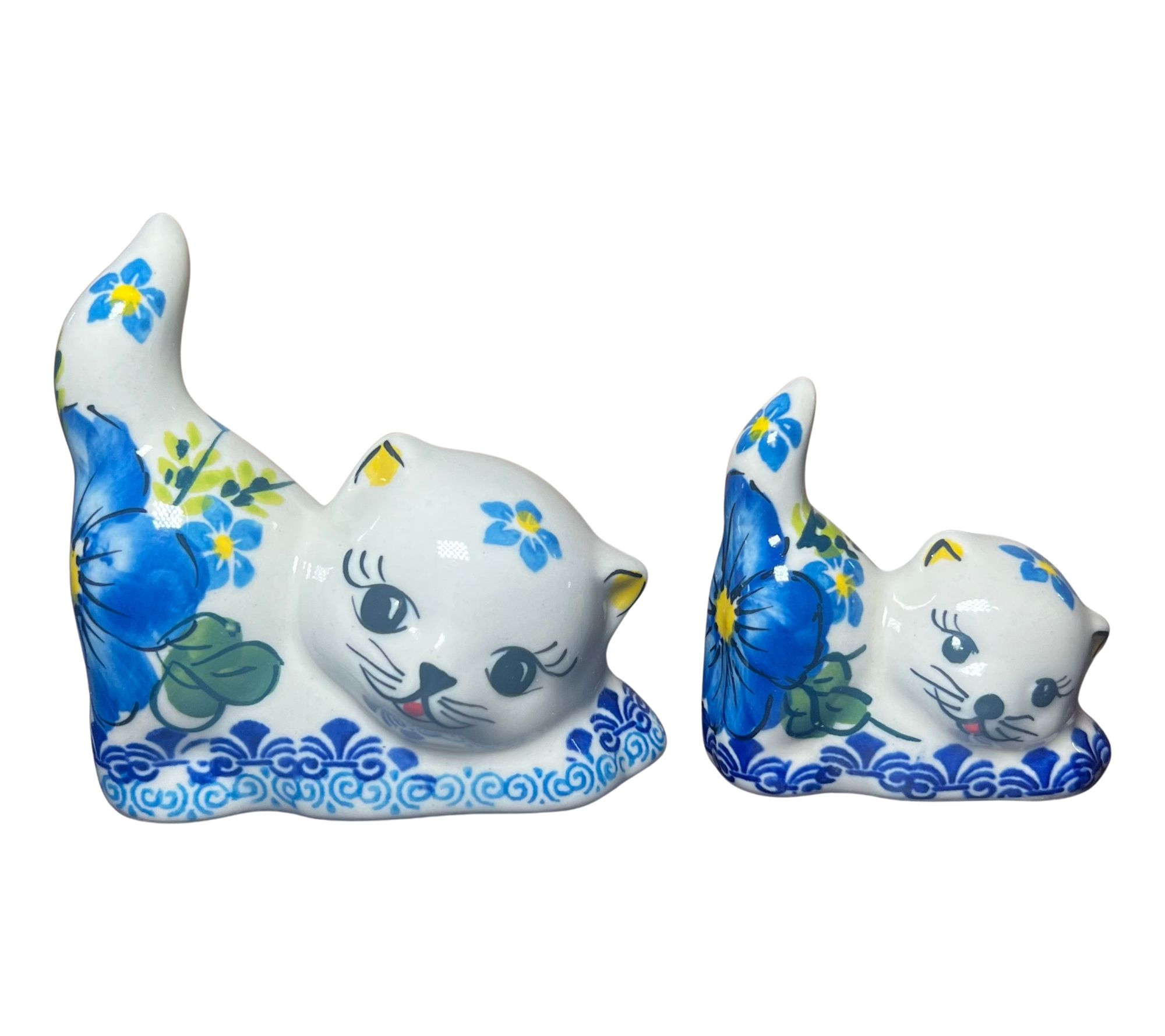 Lidia's Polish Pottery Set of 2 Cats
