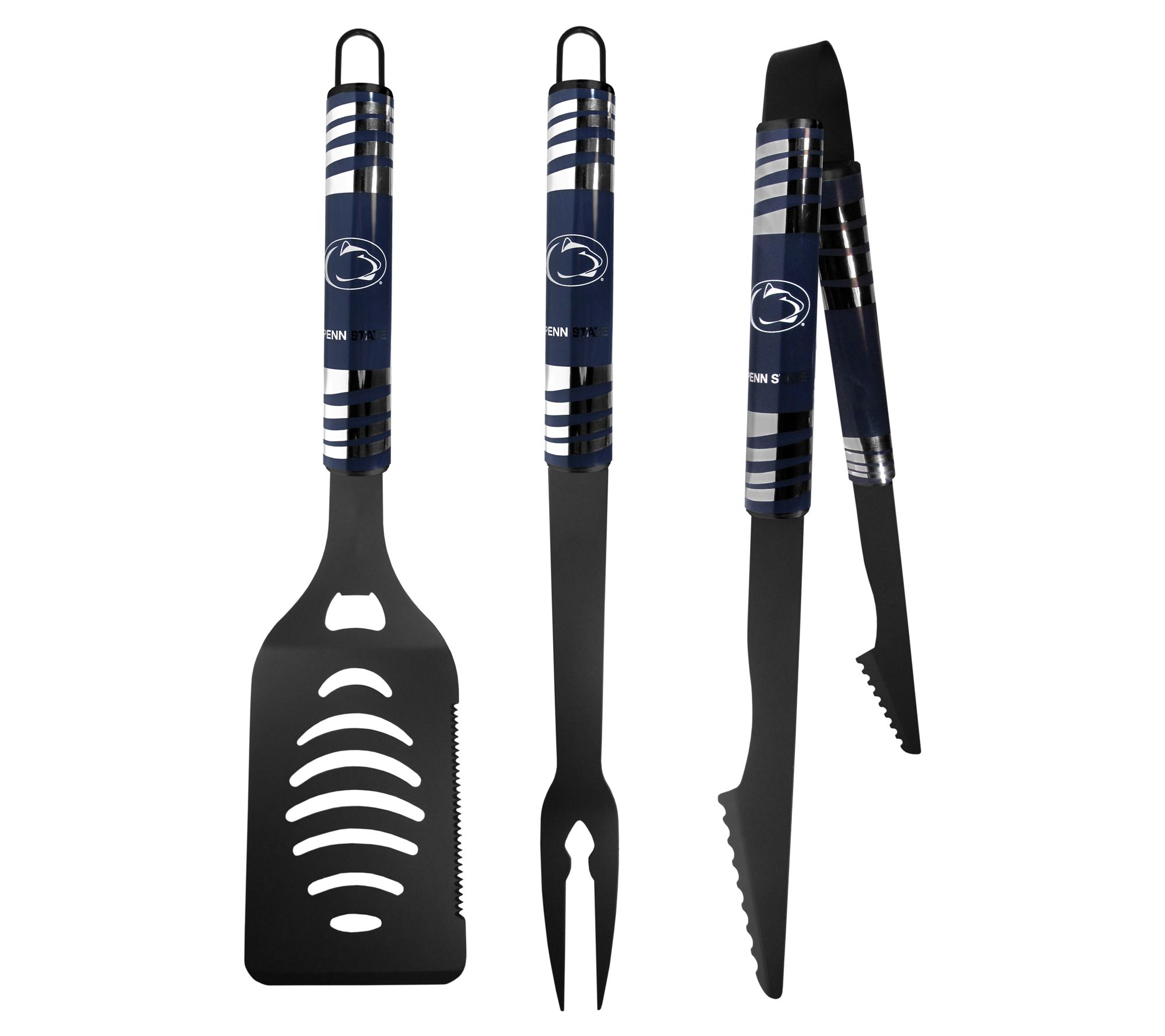 Siskiyou Sports College Color on Black BBQ Se t - 3pc