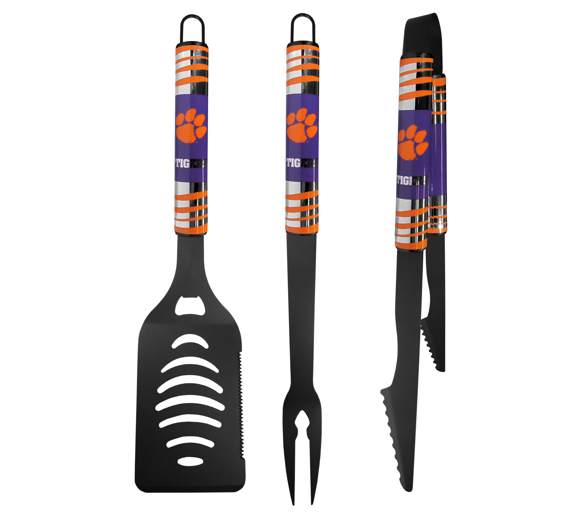 Siskiyou Sports College Color on Black BBQ Se t - 3pc