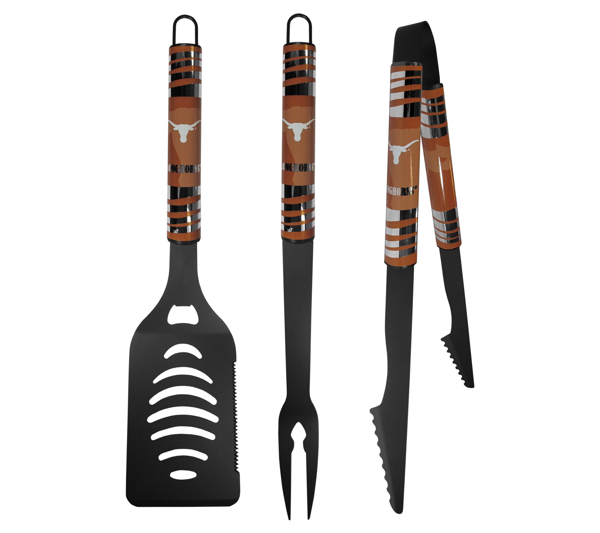 Siskiyou Sports College Color on Black BBQ Se t - 3pc